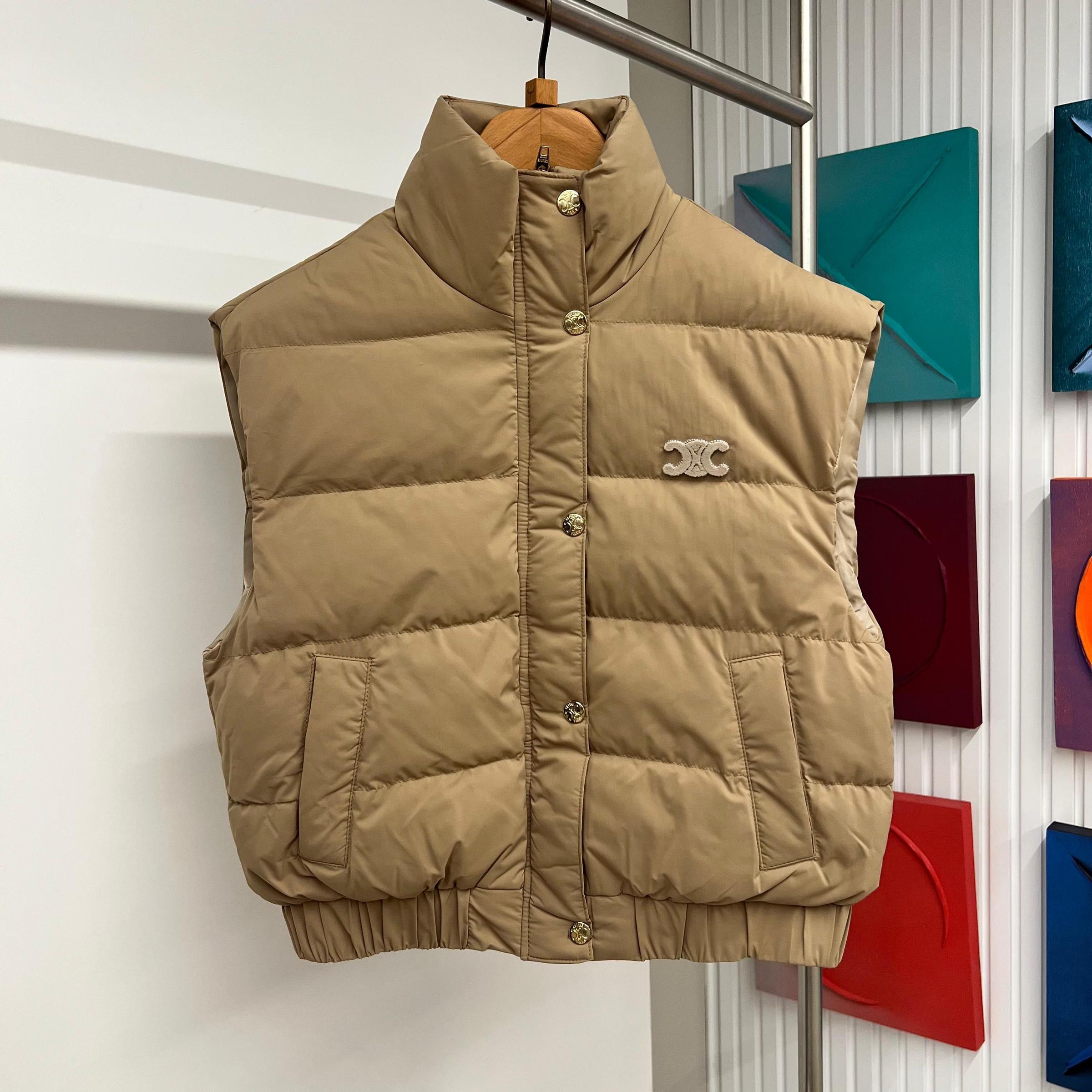 Smeđi ženski prsluk