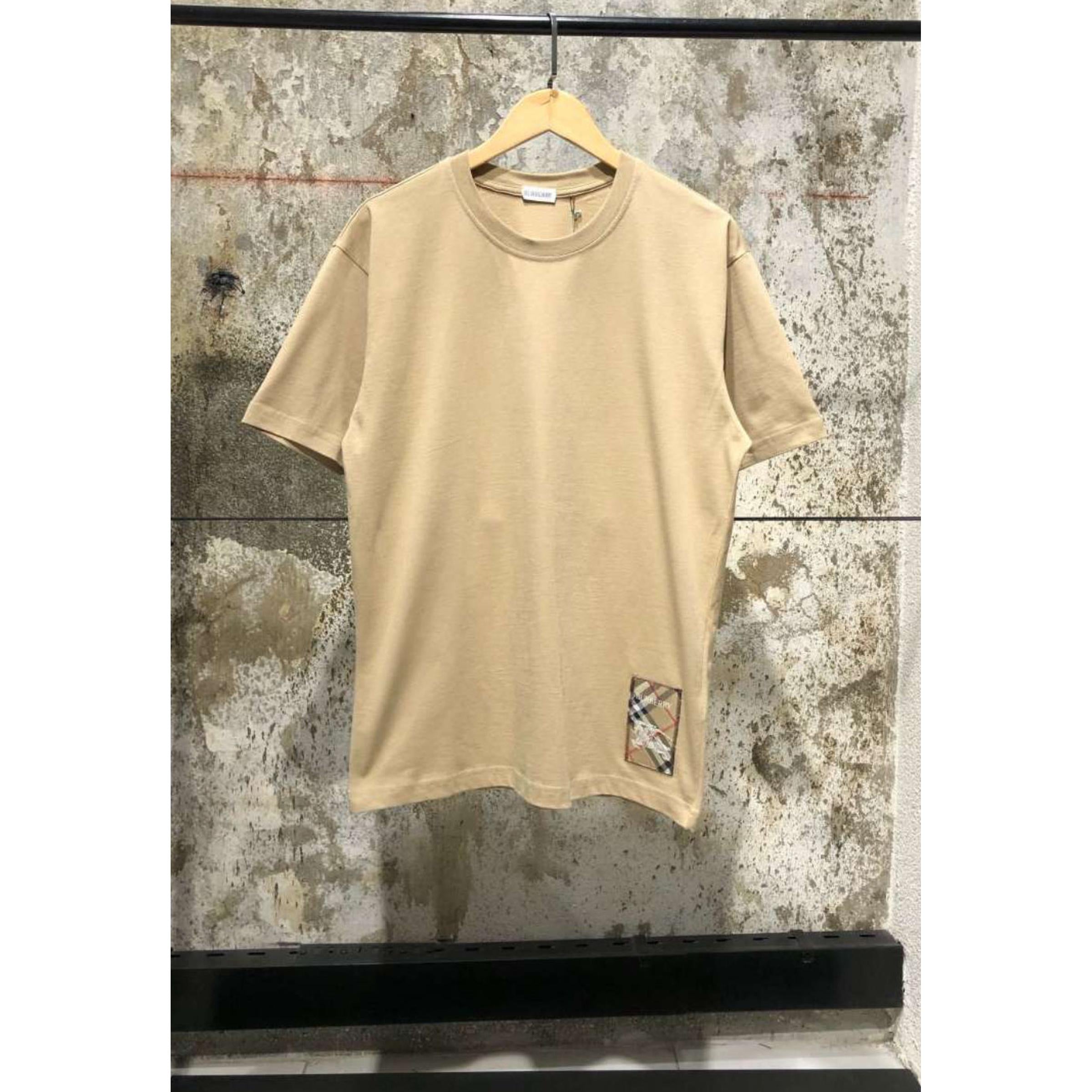 Beige Cotton T-shirt