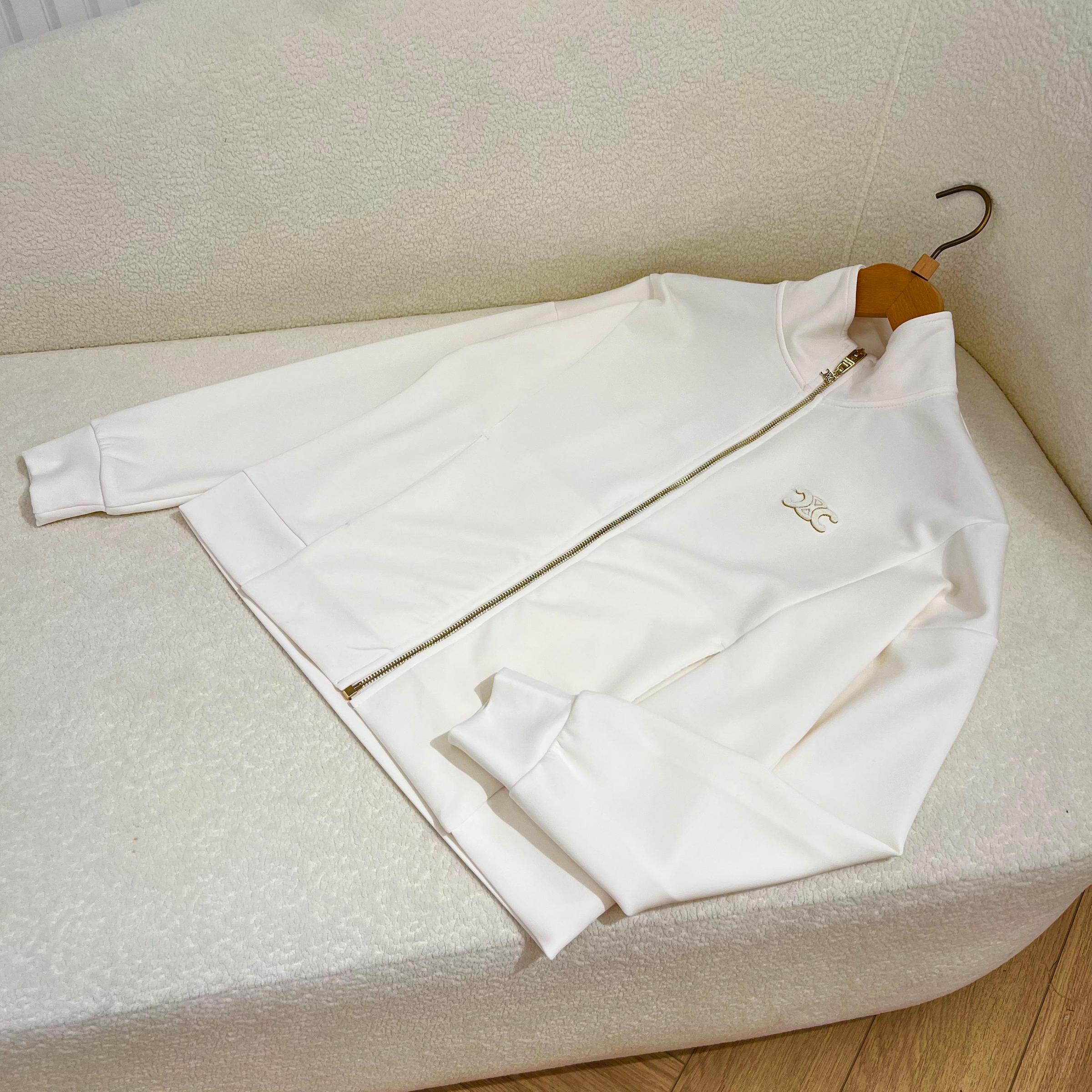 White Cotton Women Set in 2 Pieces