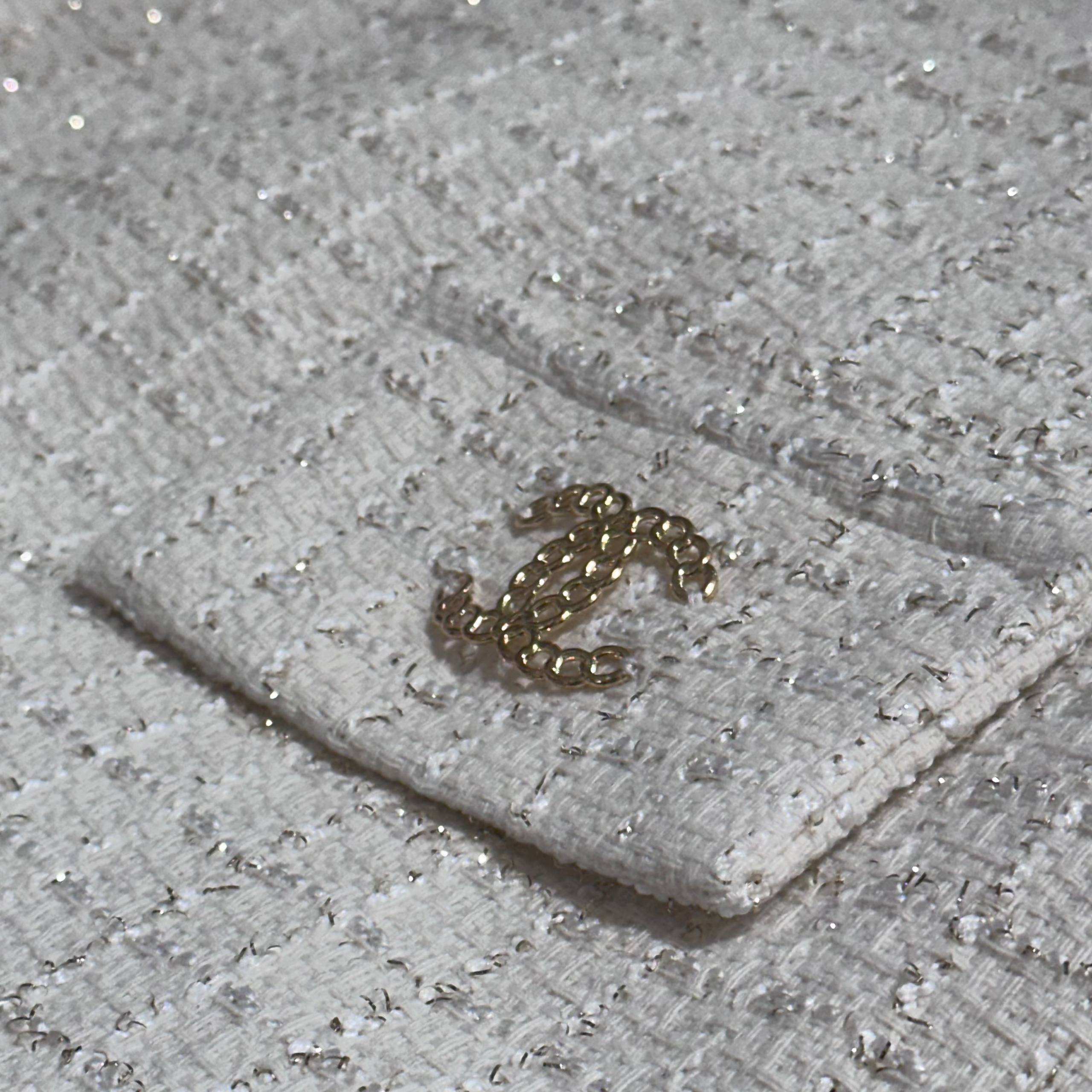 White Women Boucle Set