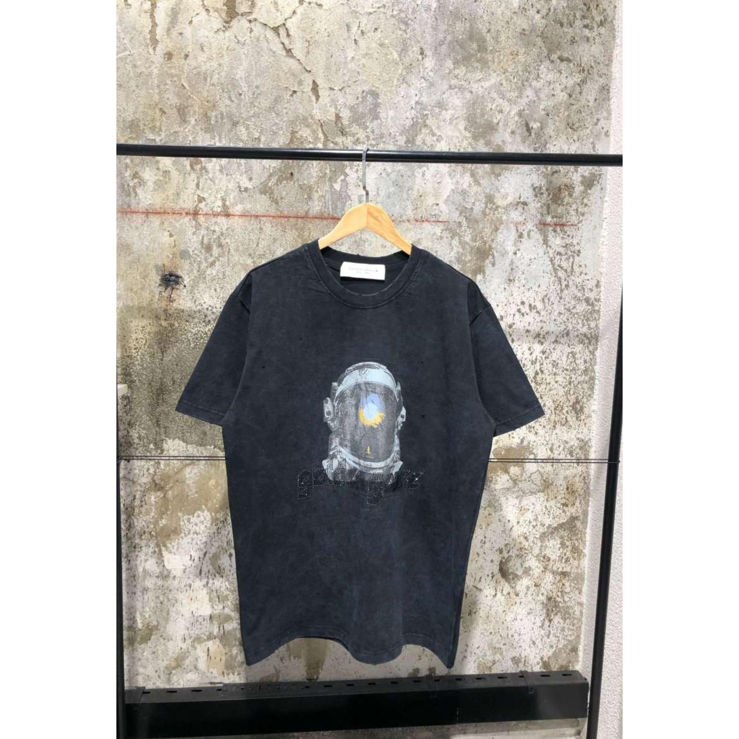 Tamnosiva zlatna G majica predimenzioniranih kratkih rukava