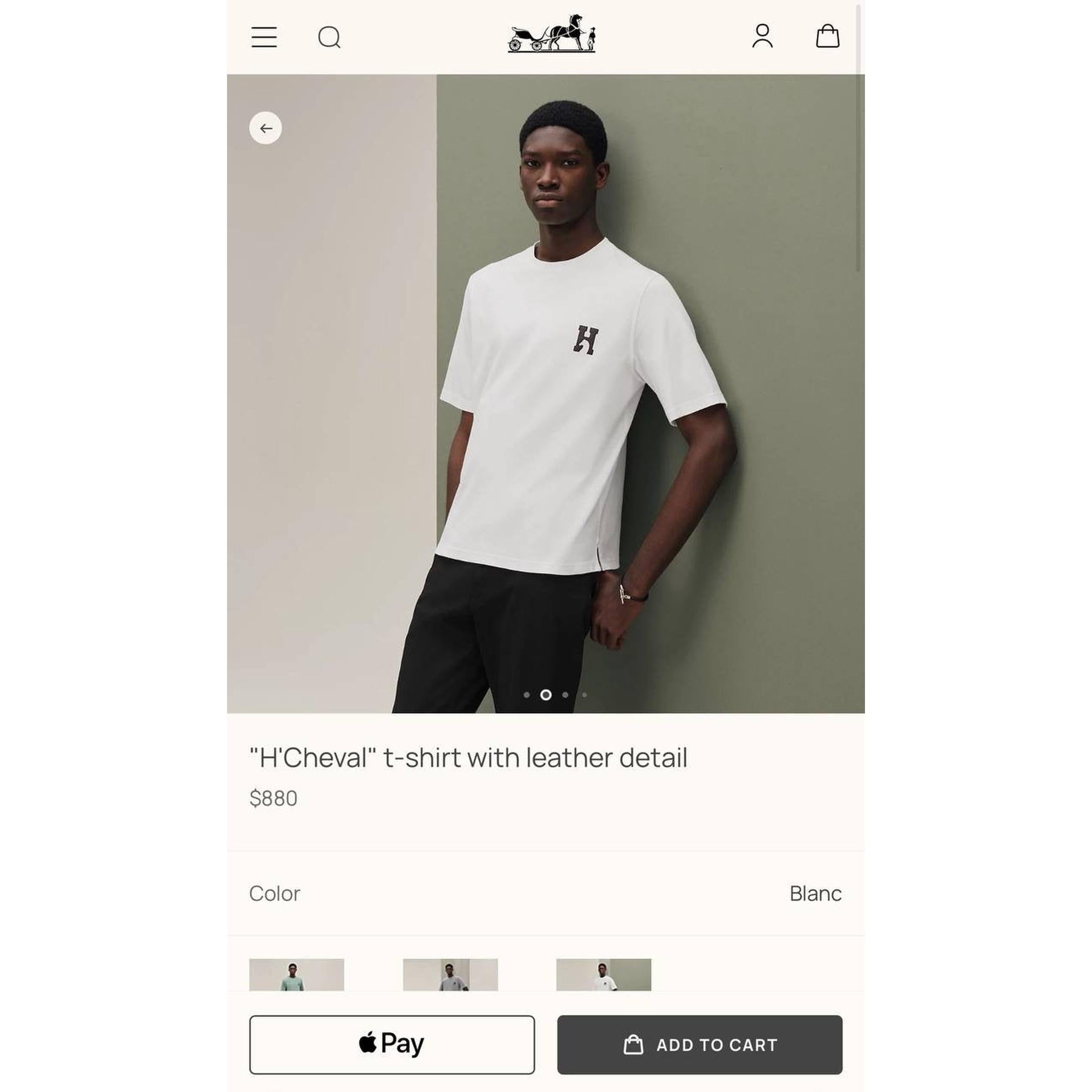 Oversized “H’Cheval” T-shirt