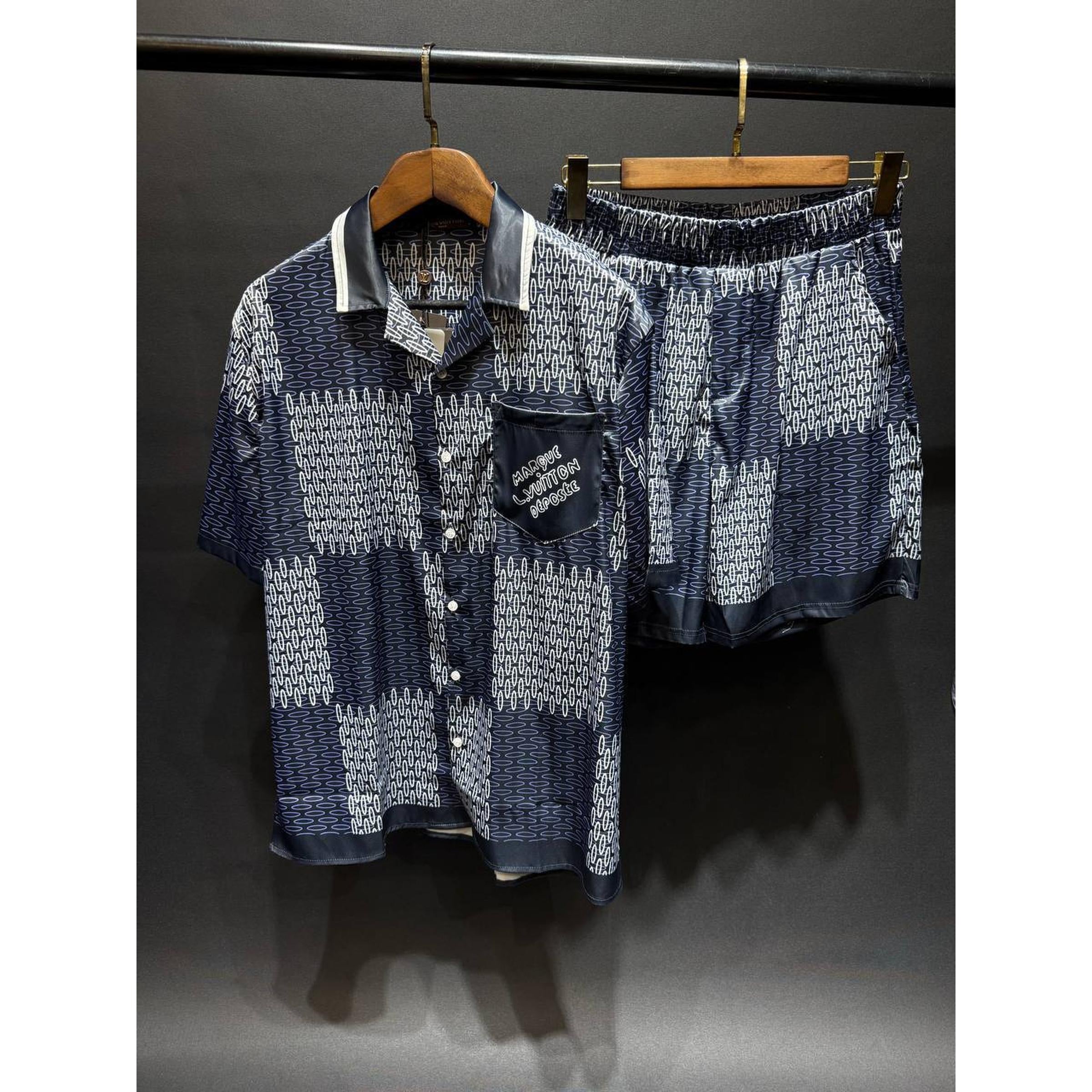 Blue Linen Summer Set