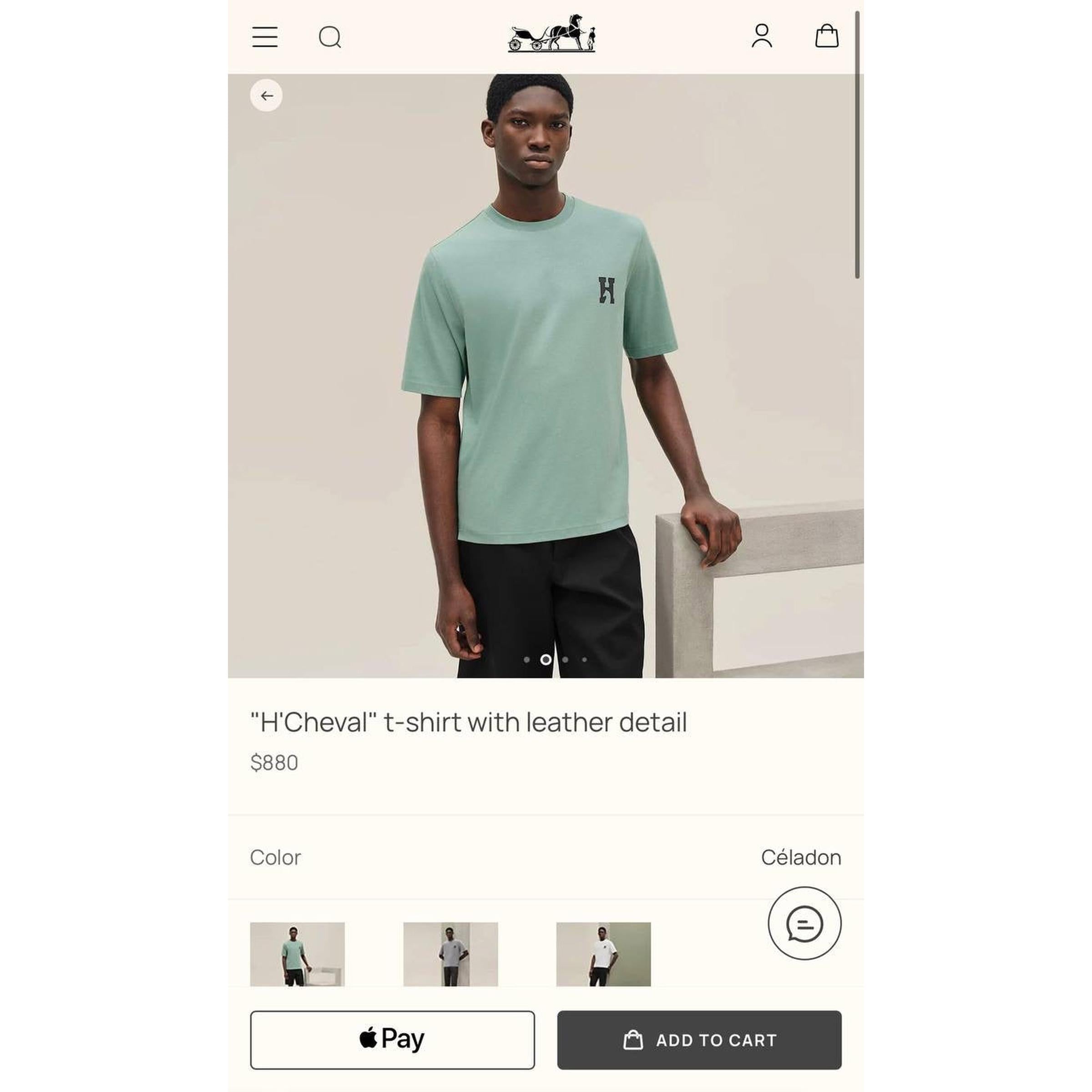 Oversized “H’Cheval” T-shirt