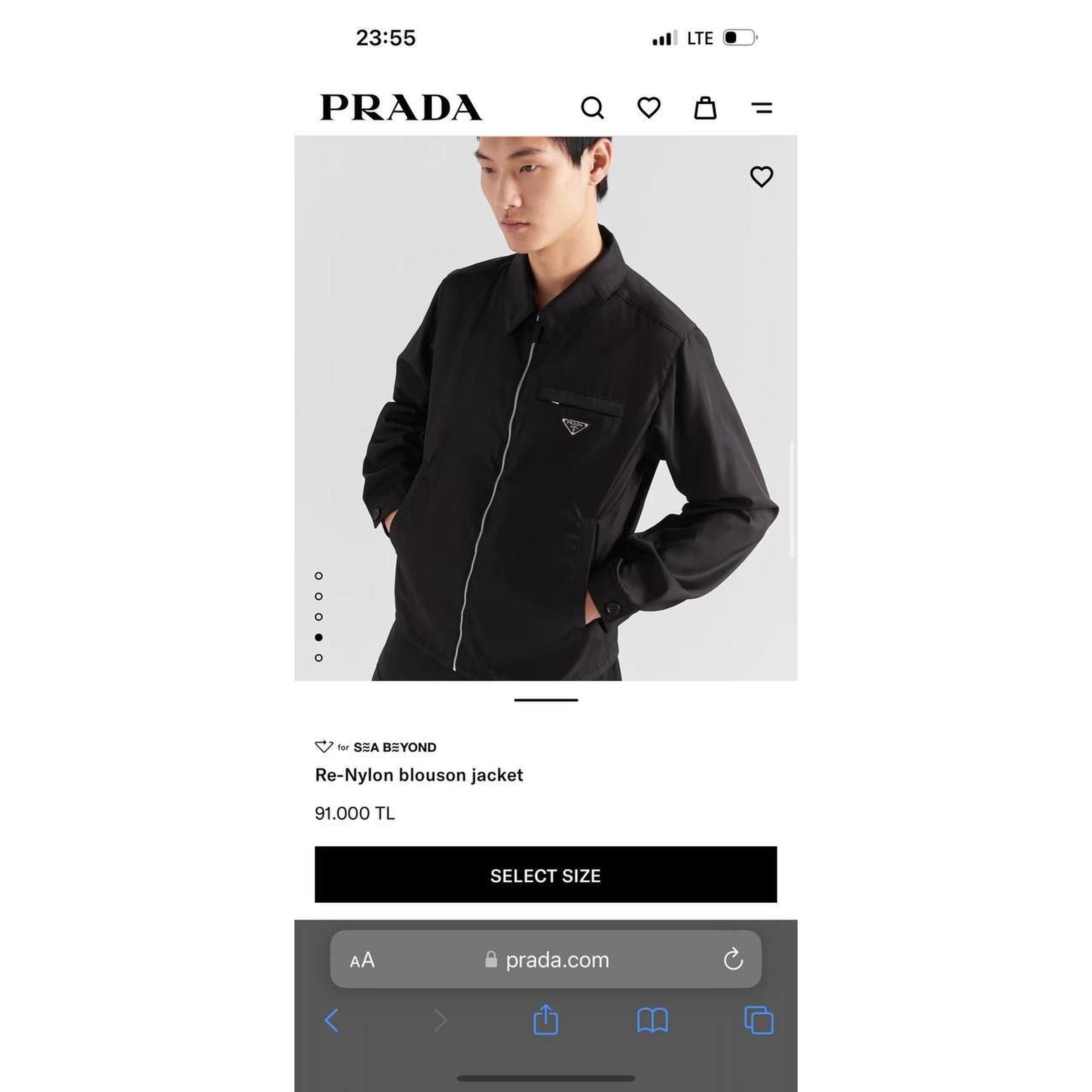 Crna jakna s džepom