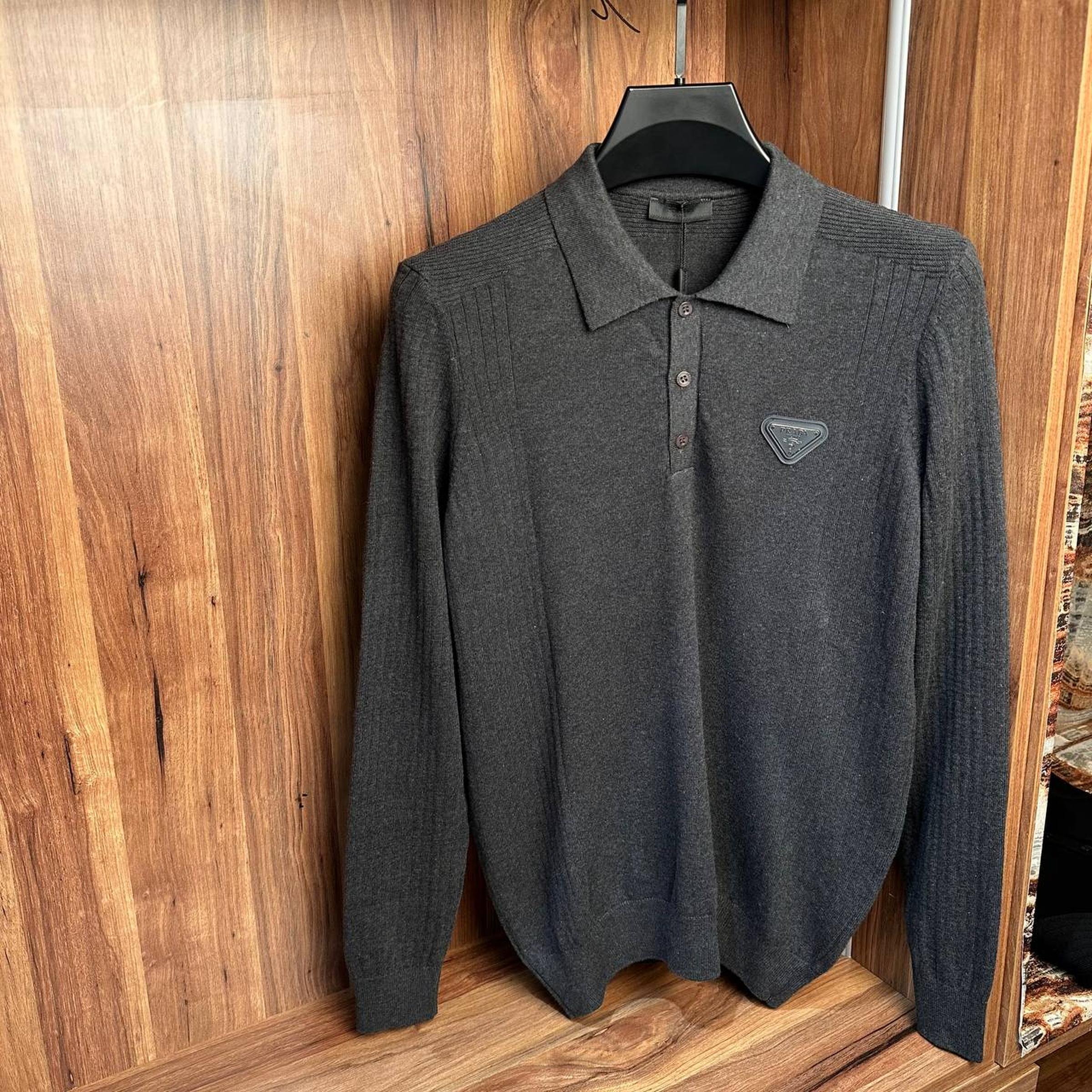 Dark Grey Knitted Sweater