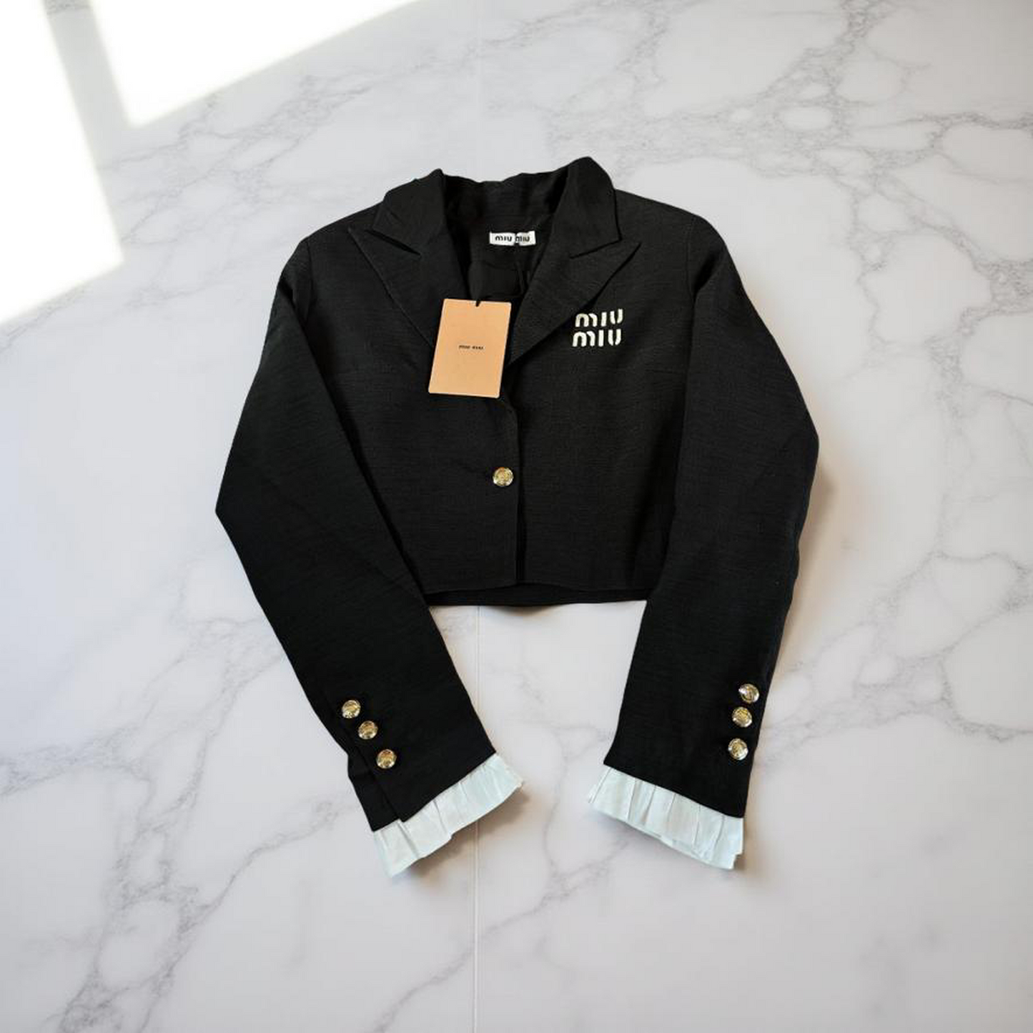 Black Premium Women Linen Blazer