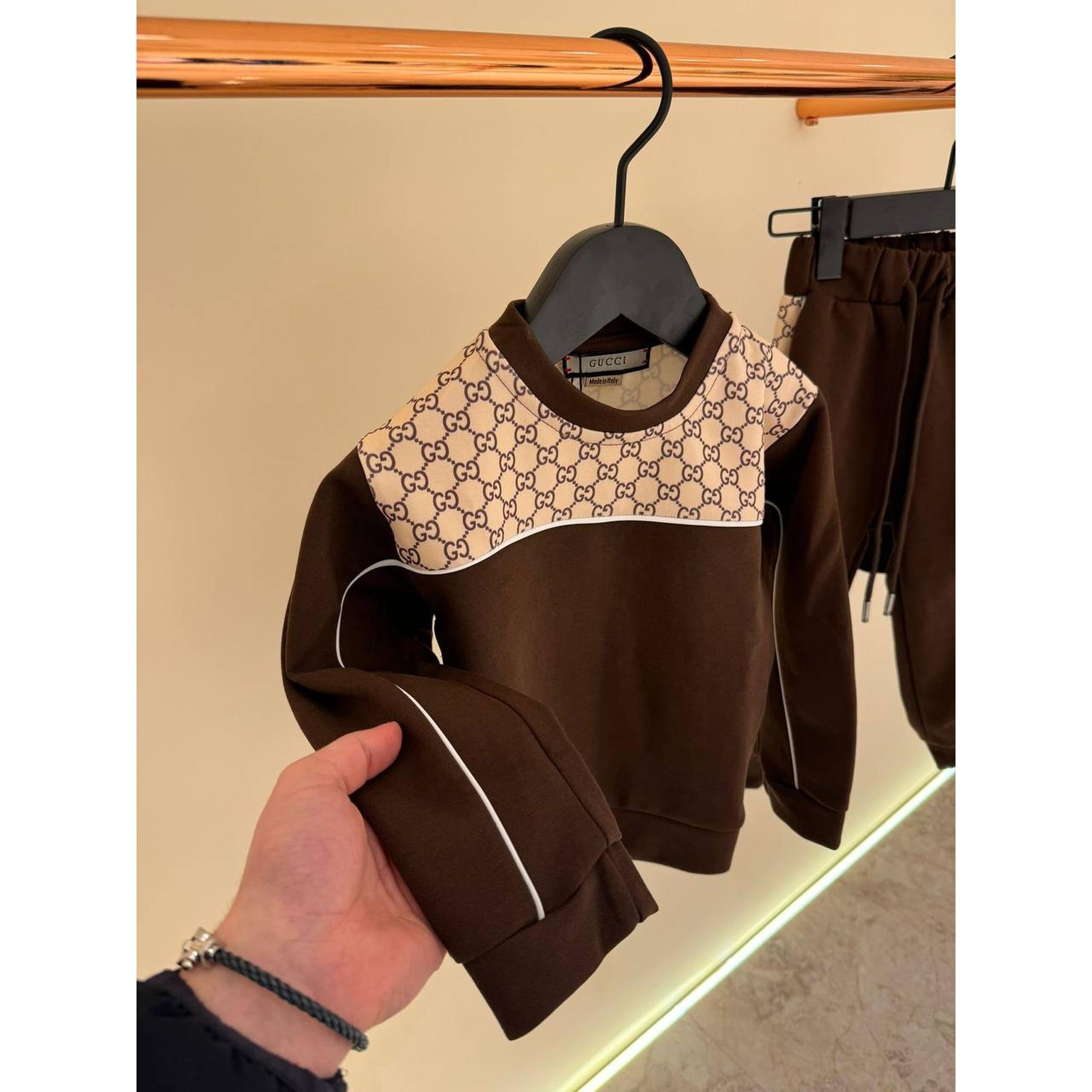 Brown Kids Cotton Set