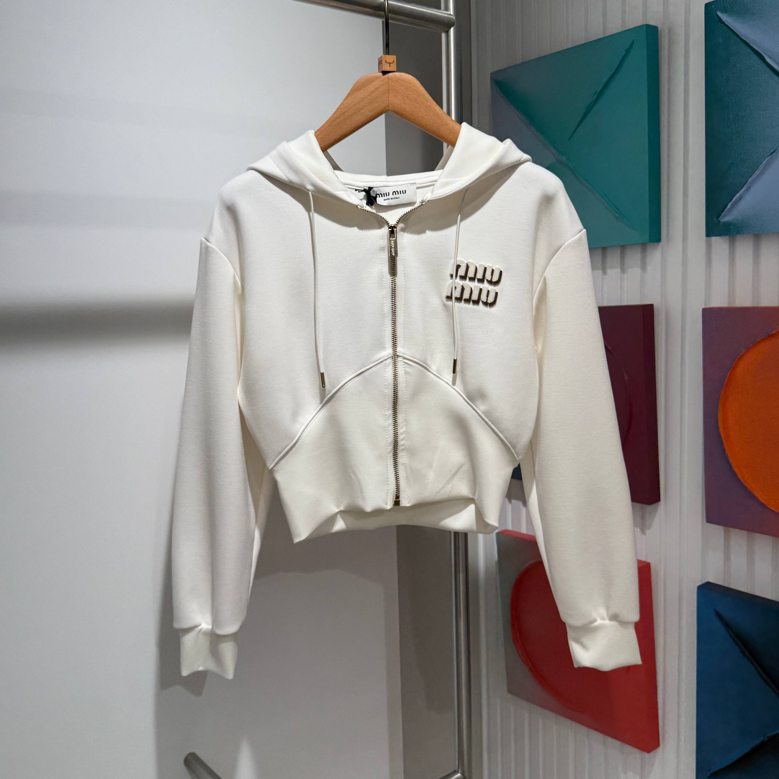 White Cotton Women Tracksuit