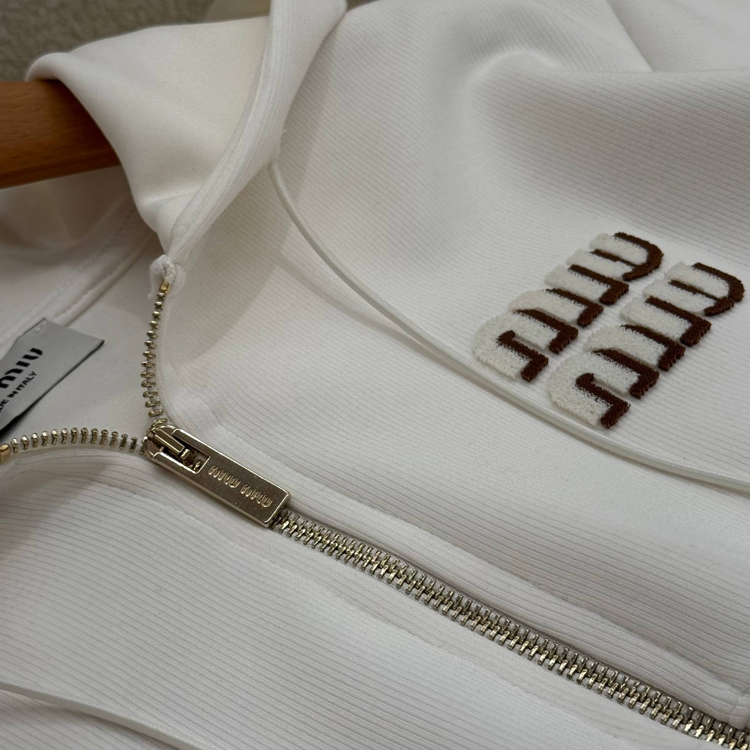White Cotton Women Tracksuit