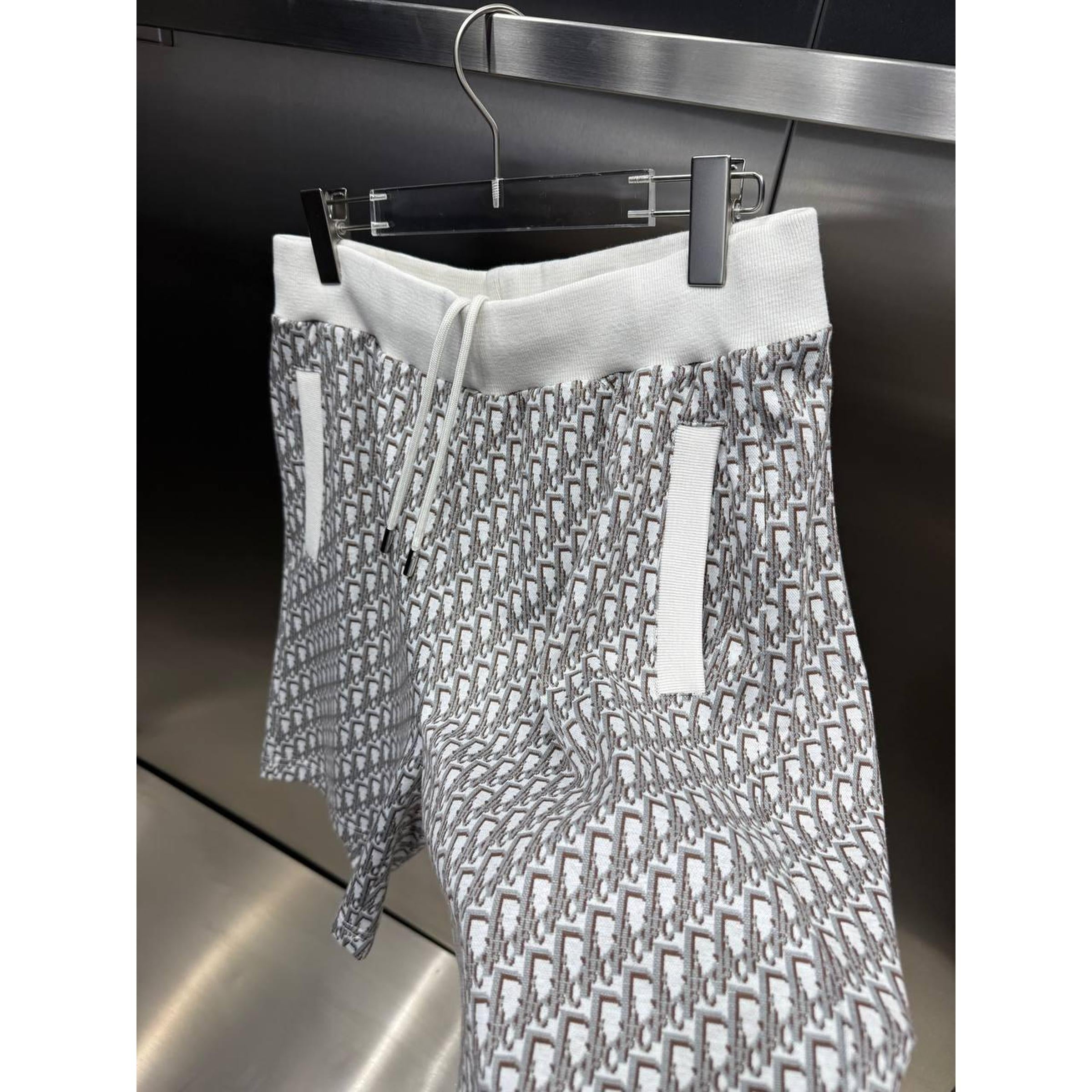 Grey Monogram Premium Cotton Summer Set