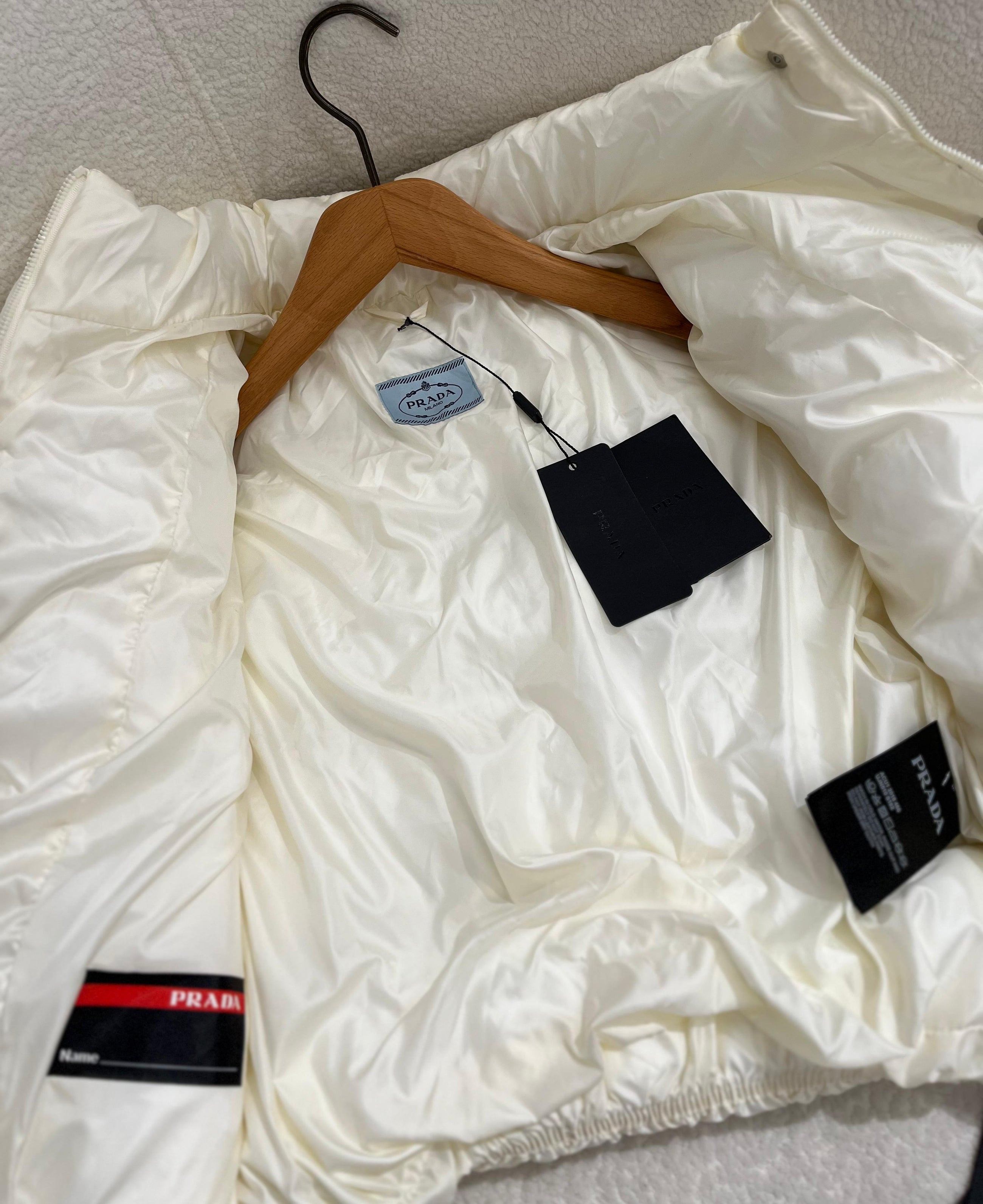 White Women Puffer Jacket