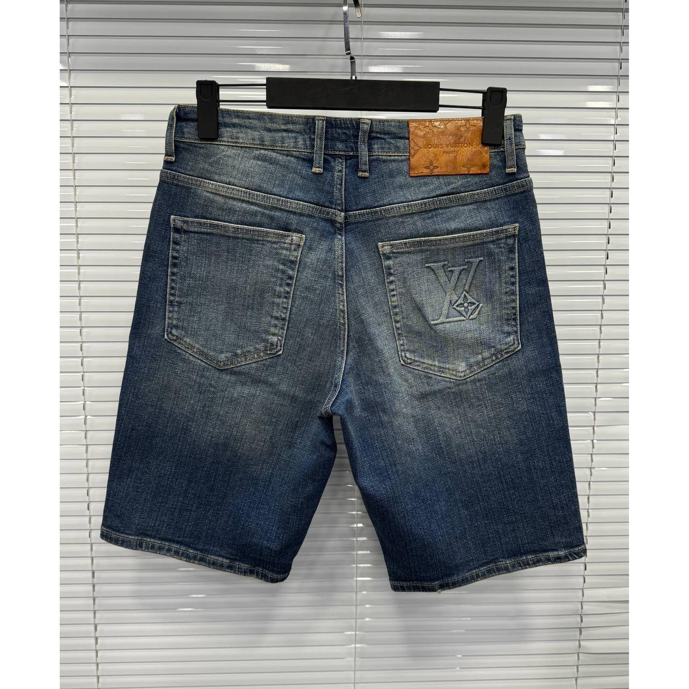 Modré džínové kraťasy