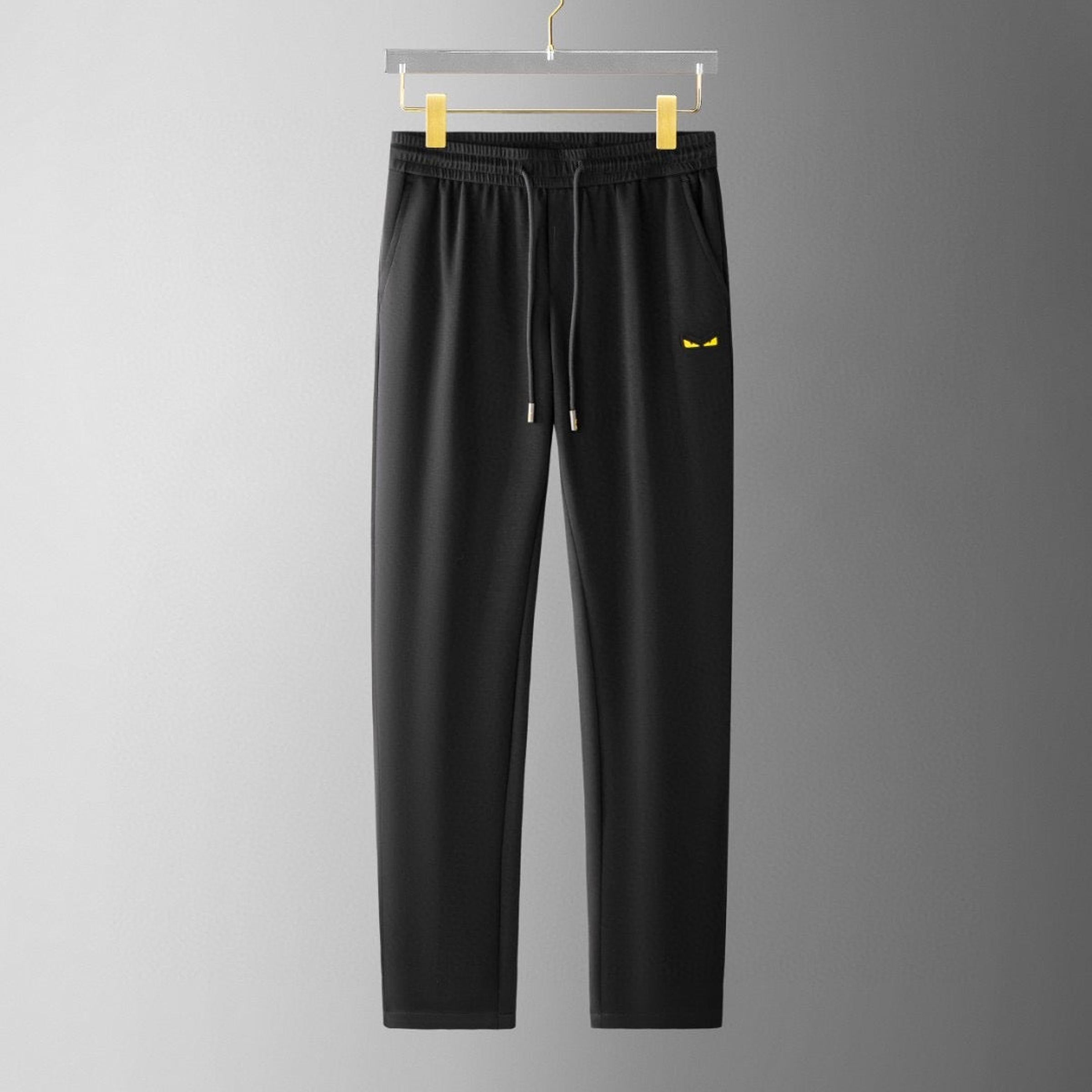 Black Cotton Pants