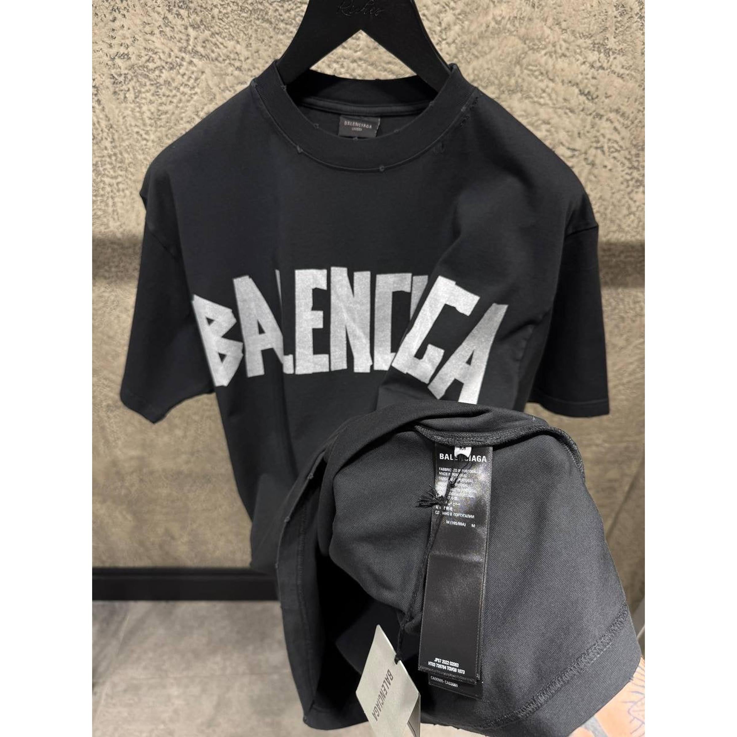 Crna prevelika majica kratkih rukava