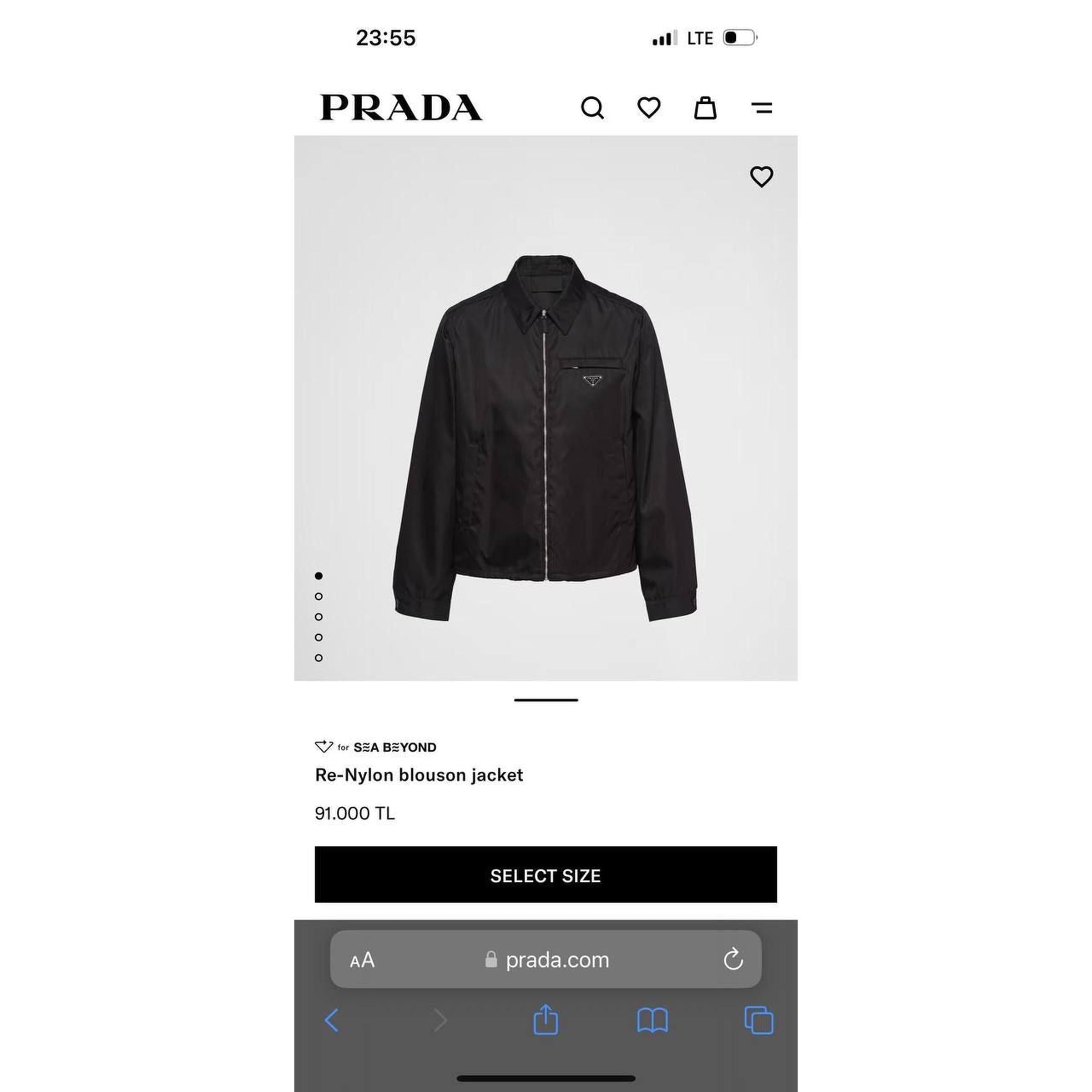 Crna jakna s džepom