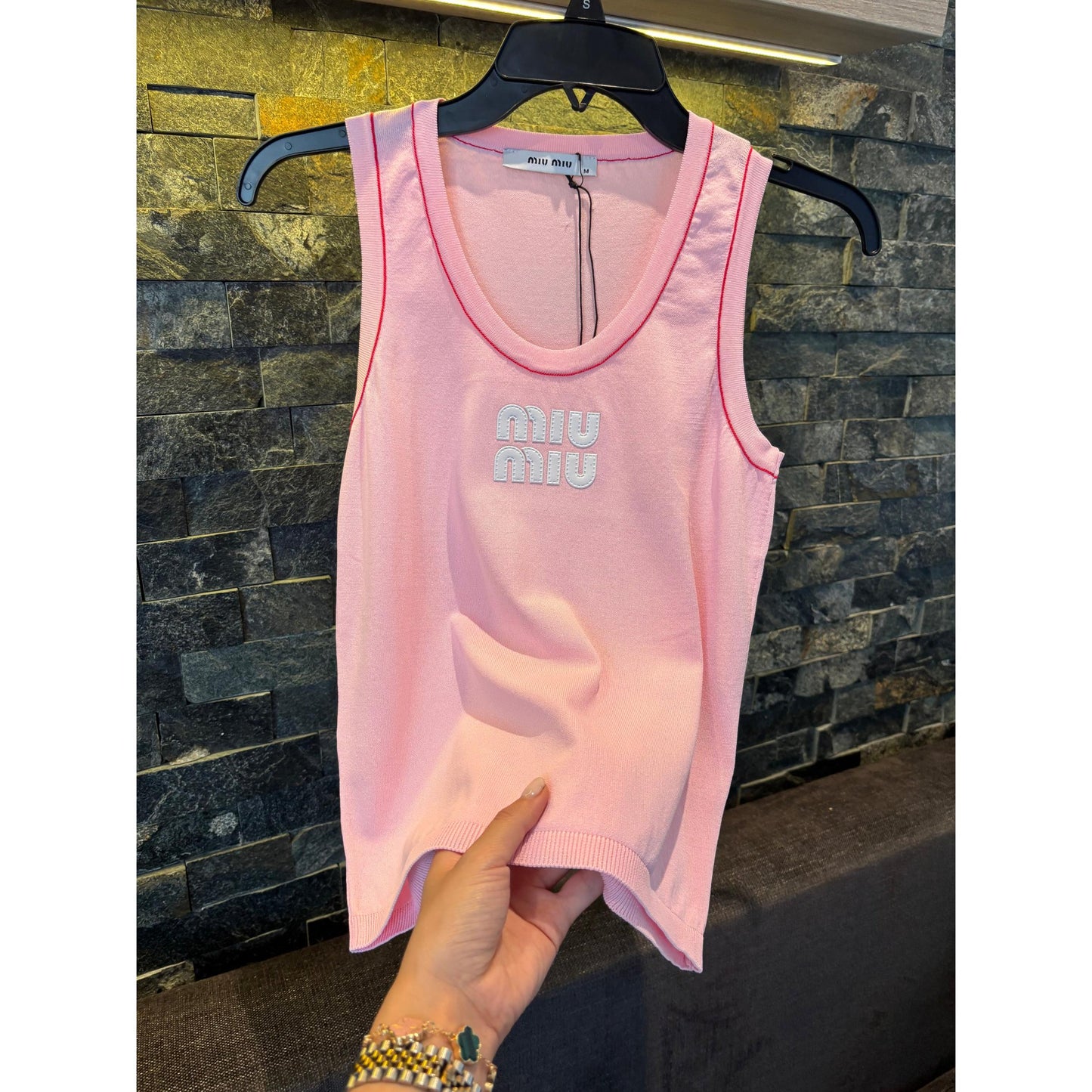 Pink Cotton Women Top