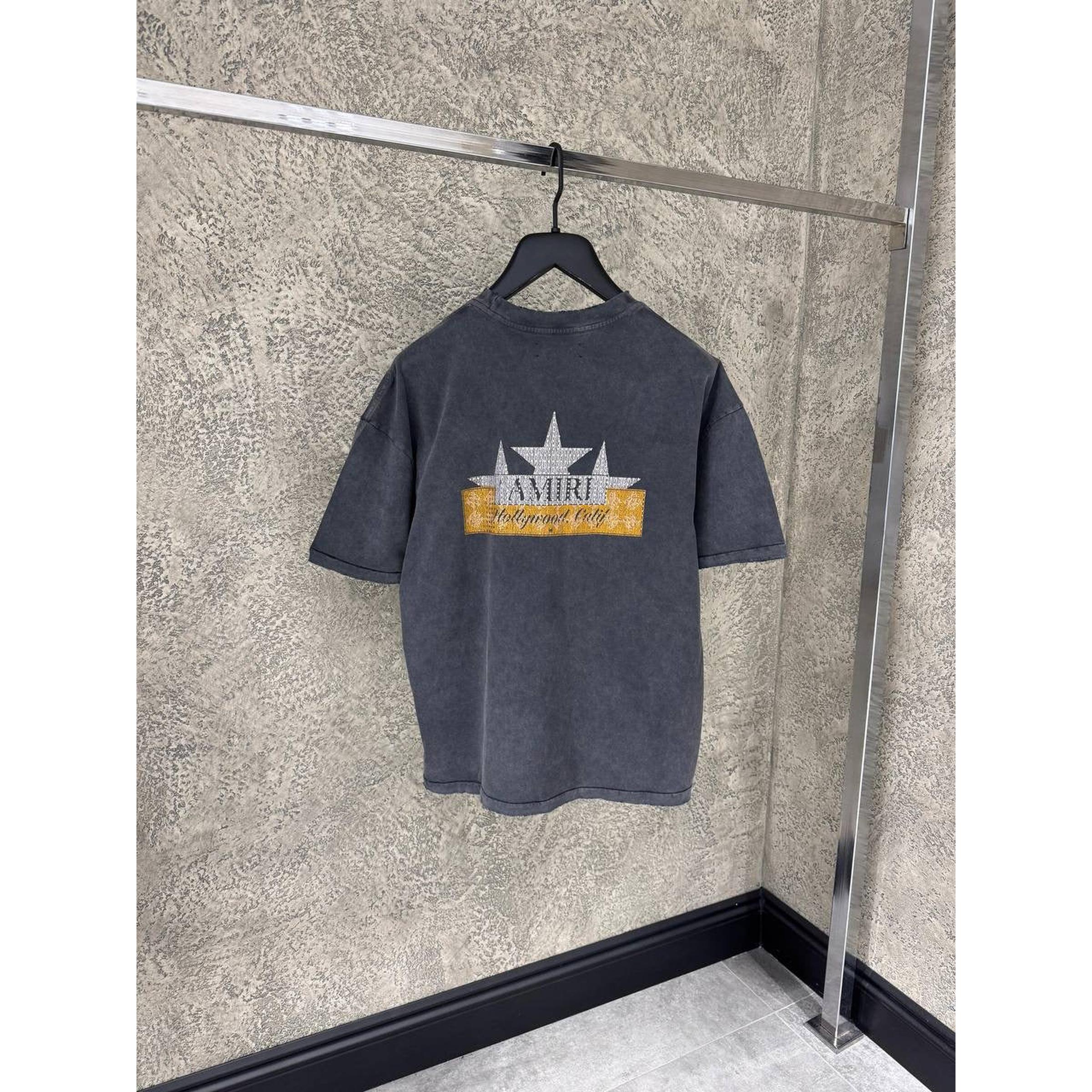 Tamno siva prevelika majica kratkih rukava