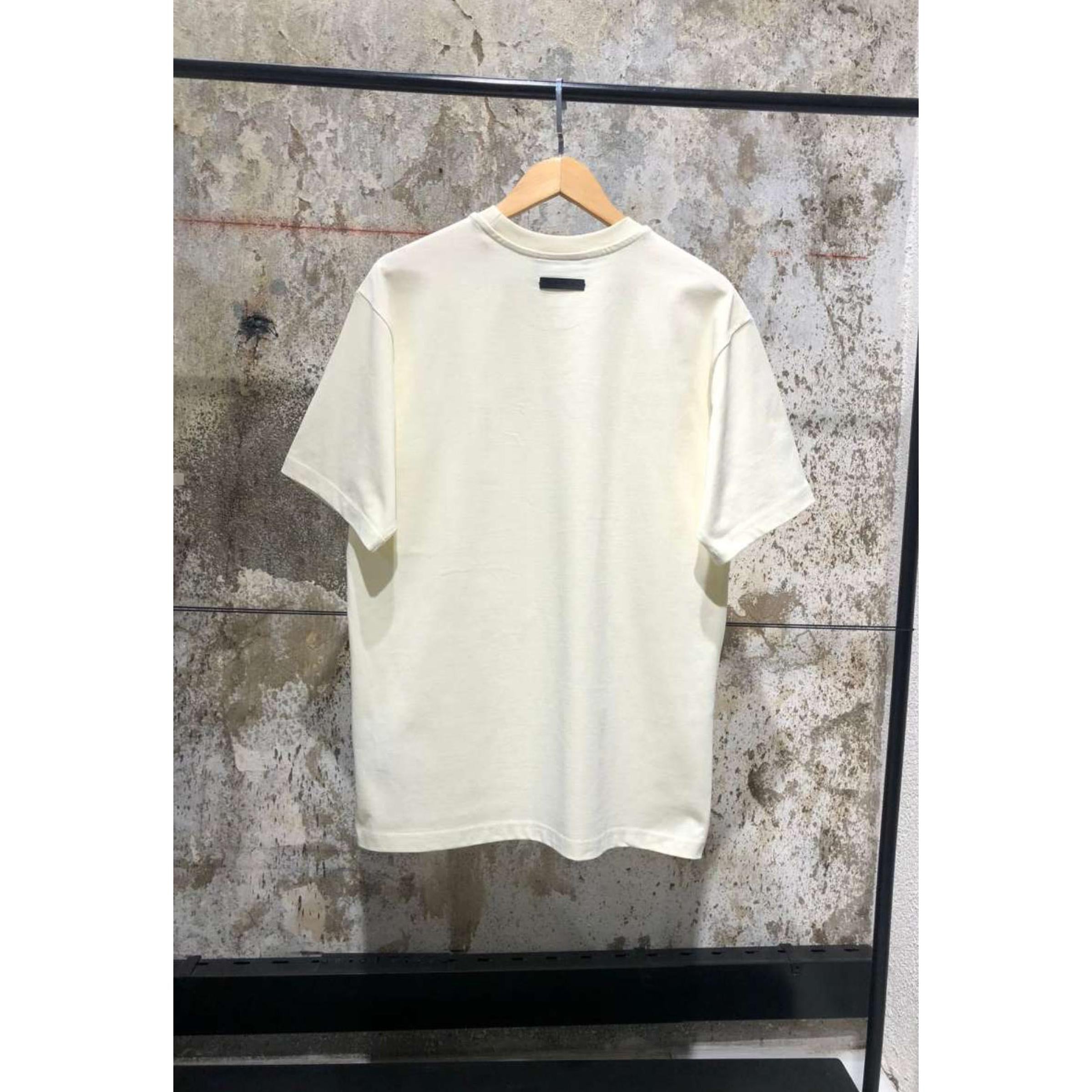 Cream Cotton Oversized T-shirt