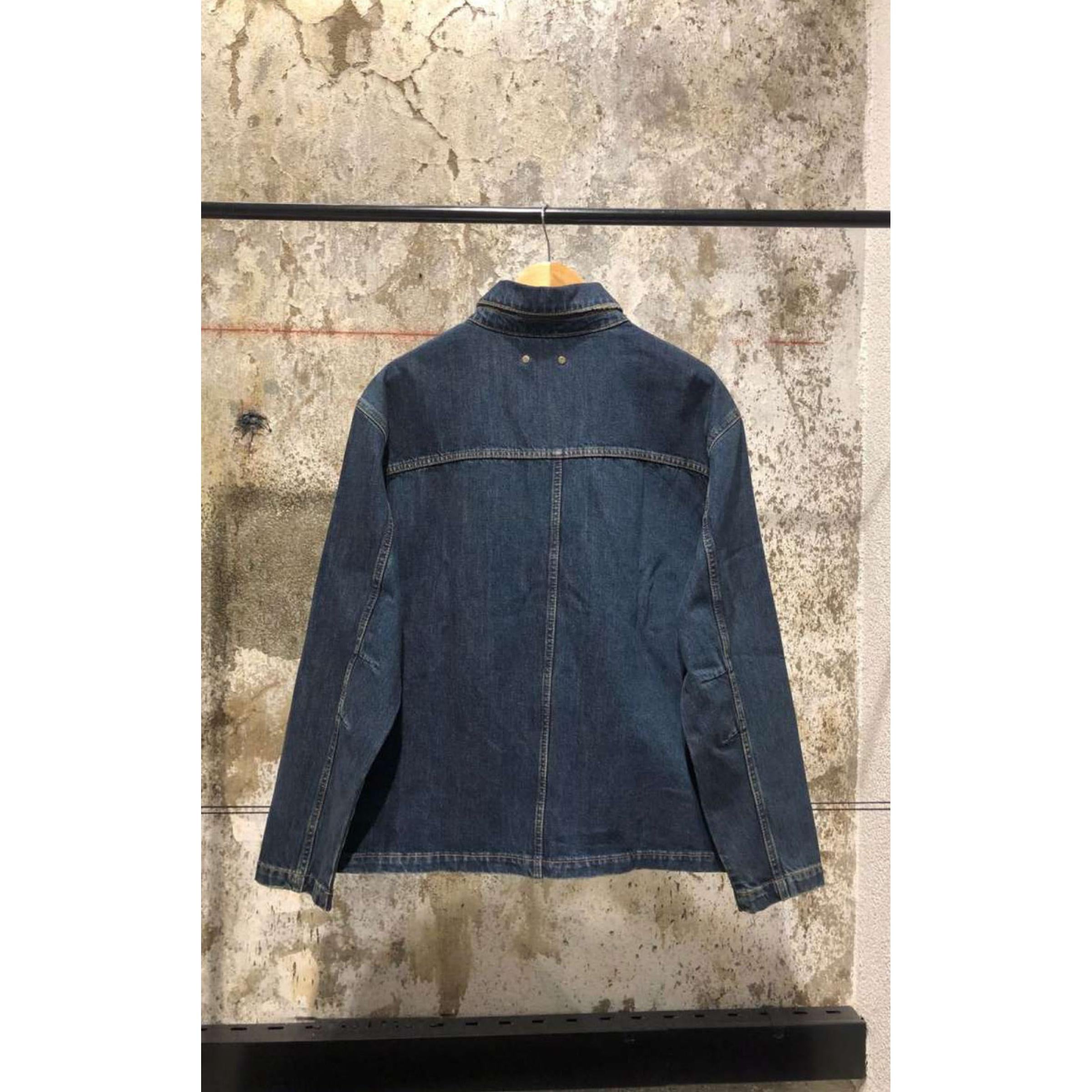 Blue Denim Monogram Jacket