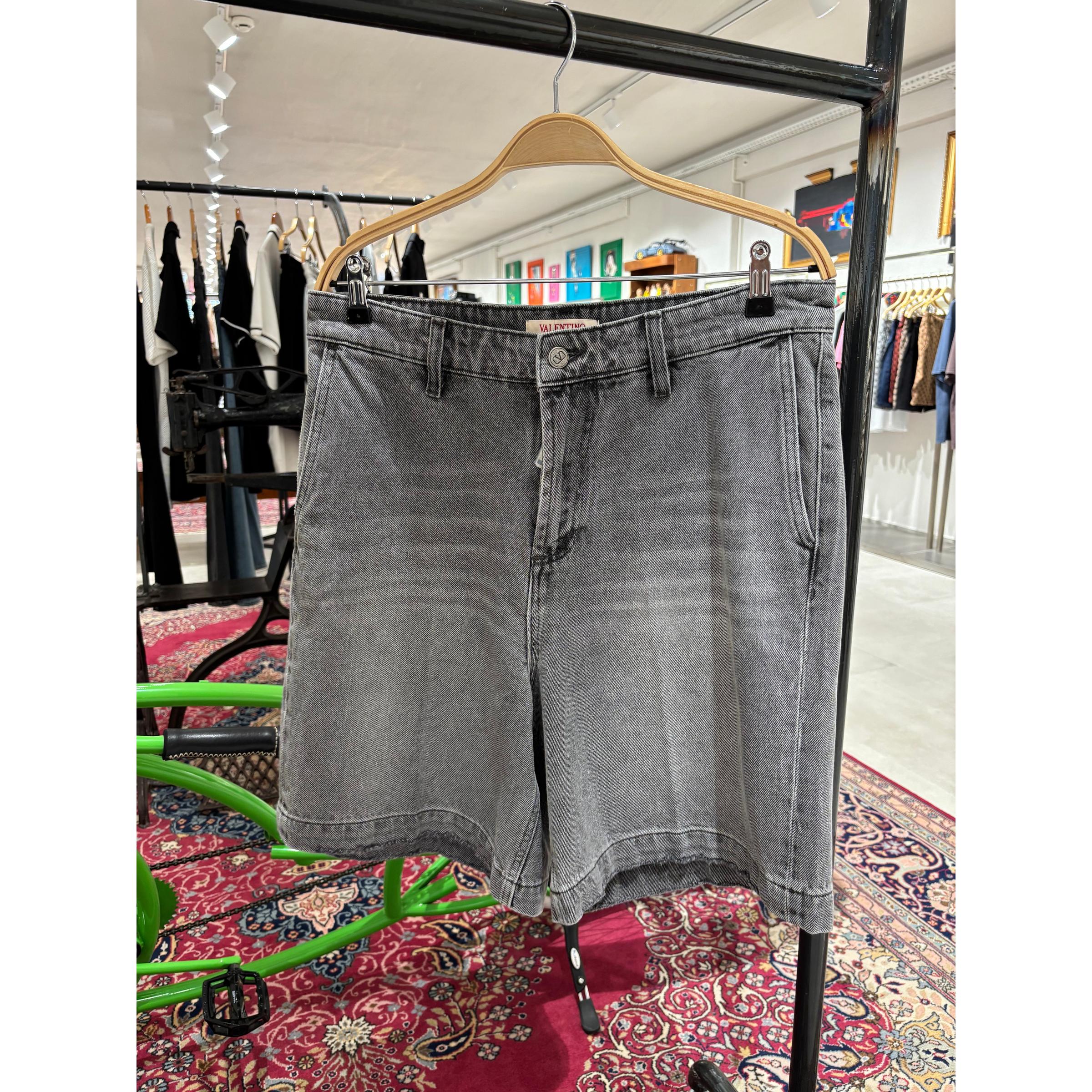 Grey Denim Premium Shorts
