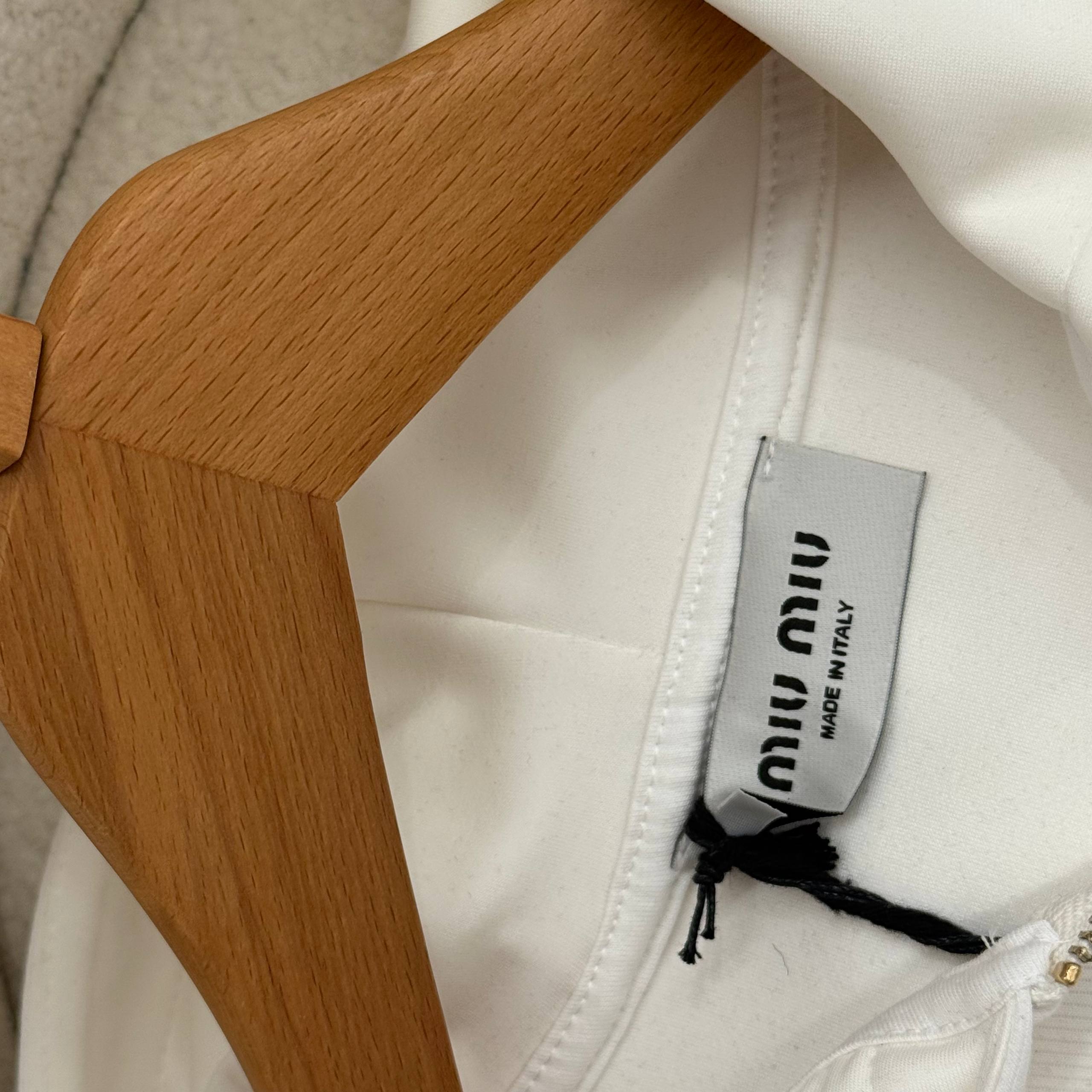 White Cotton Women Tracksuit