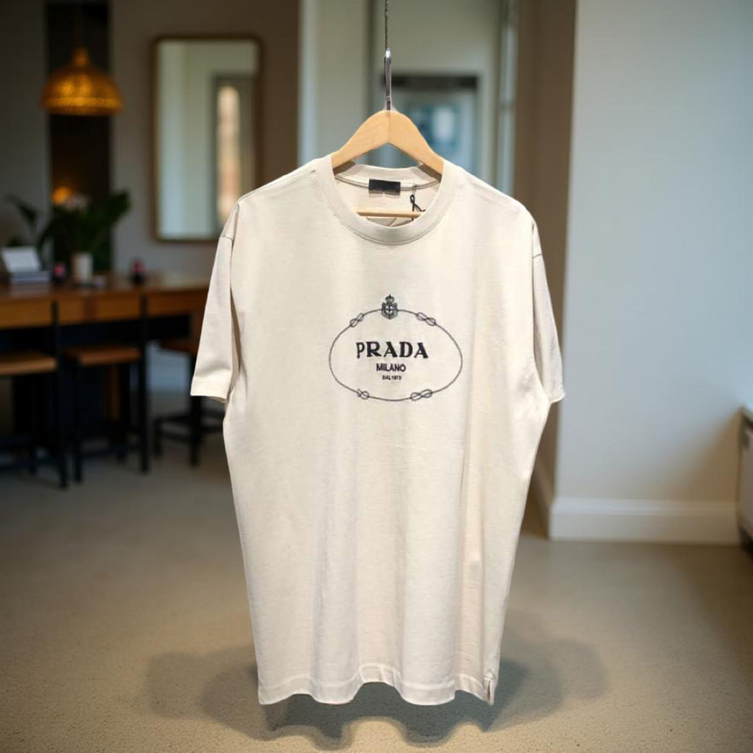 Béžové oversized tričko