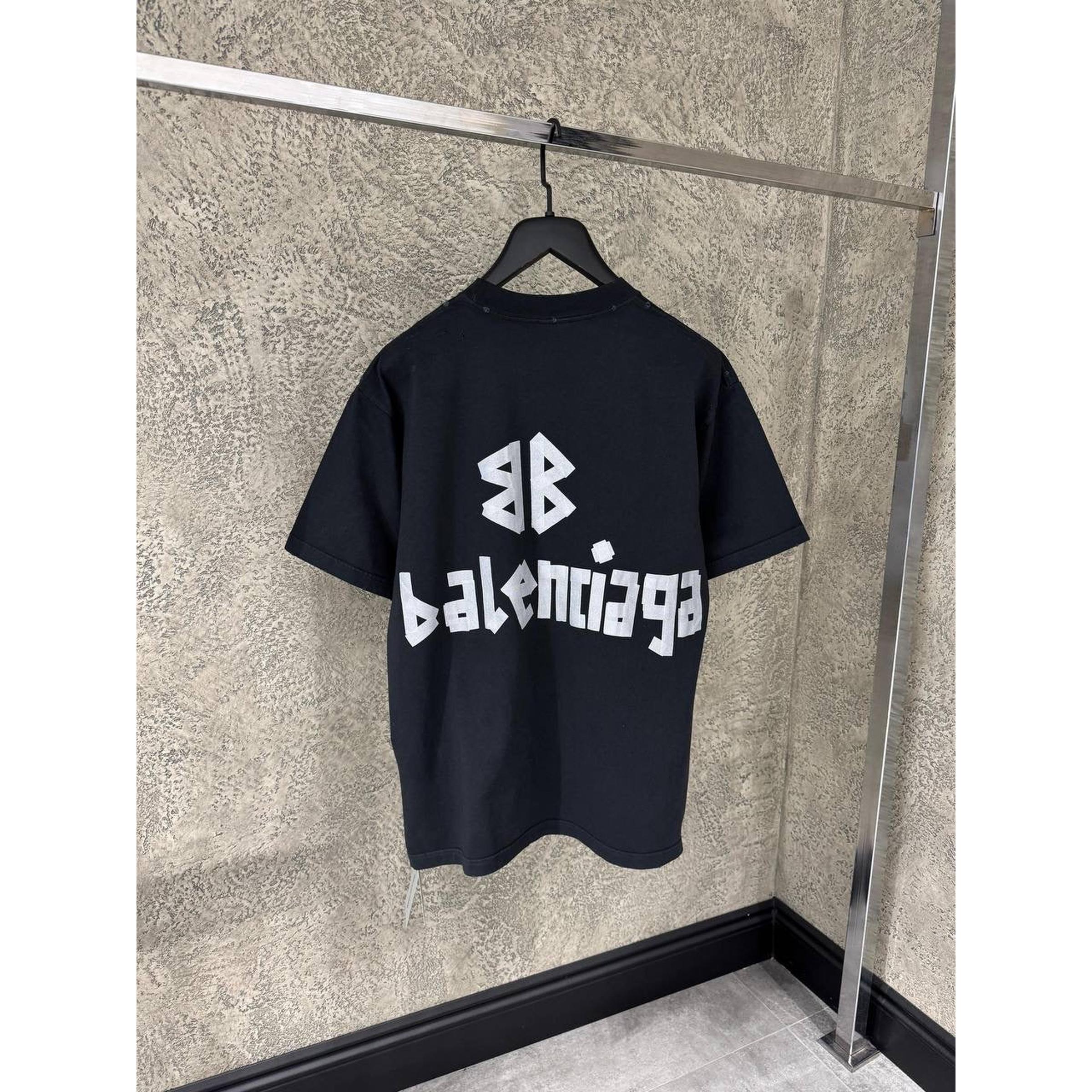 Crna prevelika majica kratkih rukava