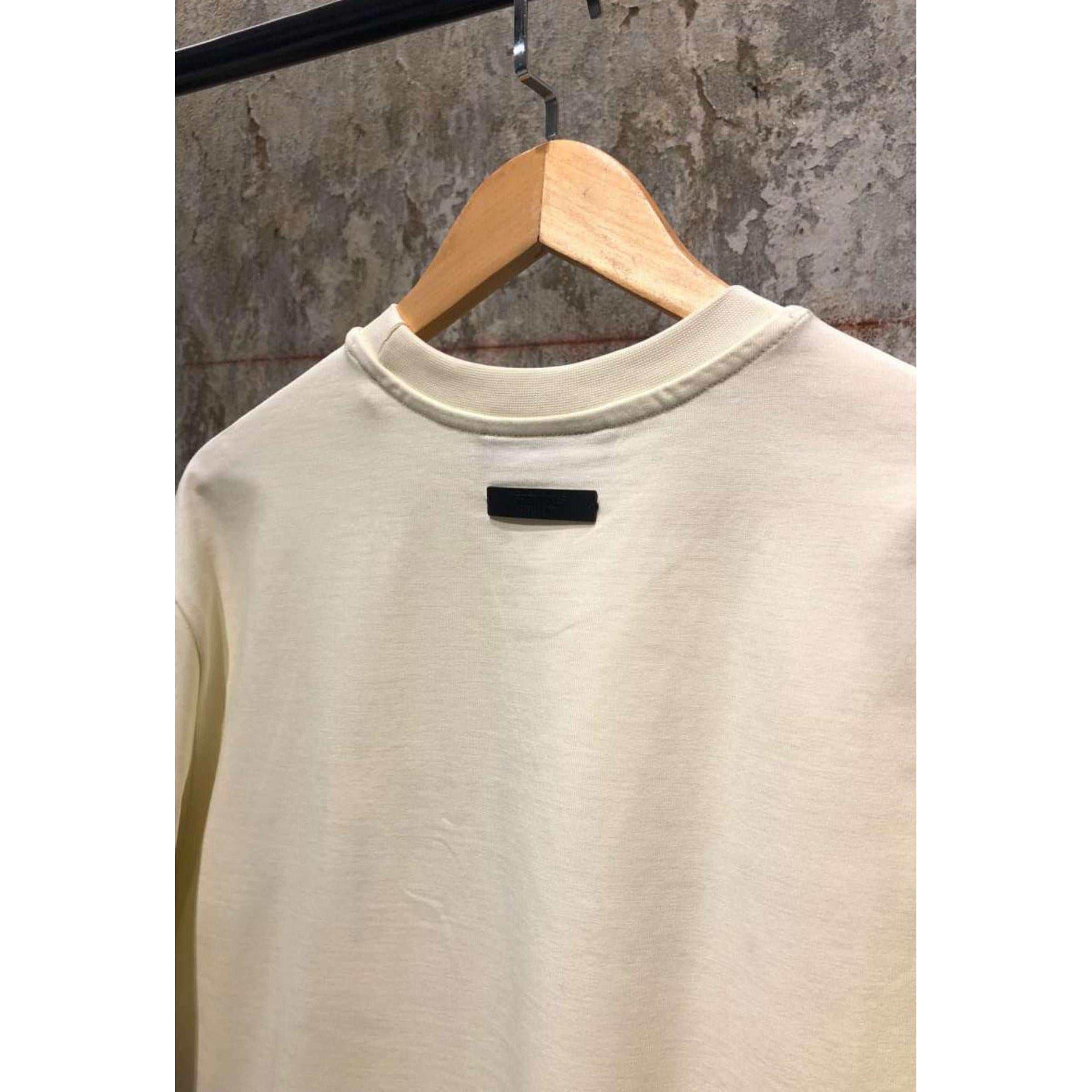Cream Cotton Oversized T-shirt