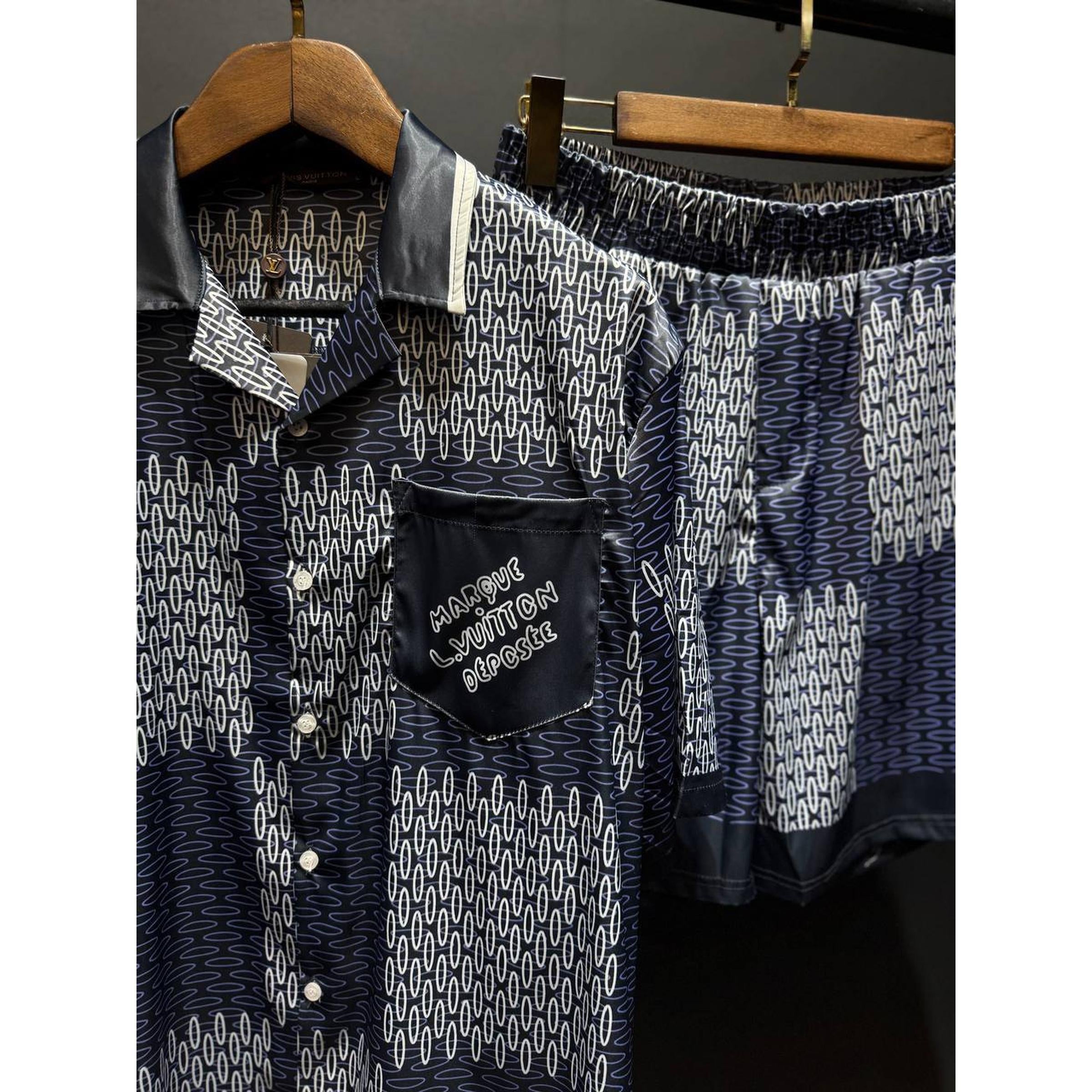 Blue Linen Summer Set