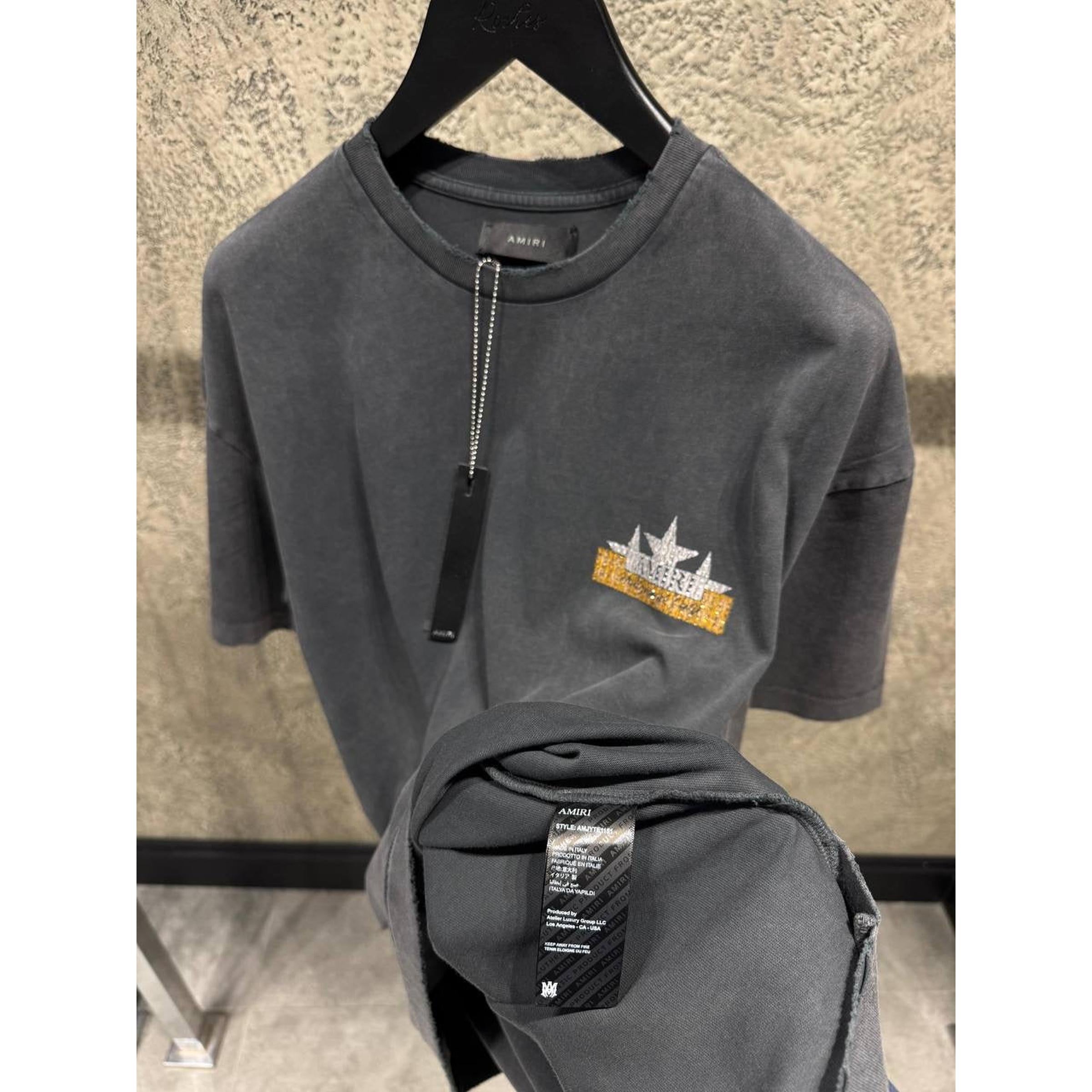 Tamno siva prevelika majica kratkih rukava