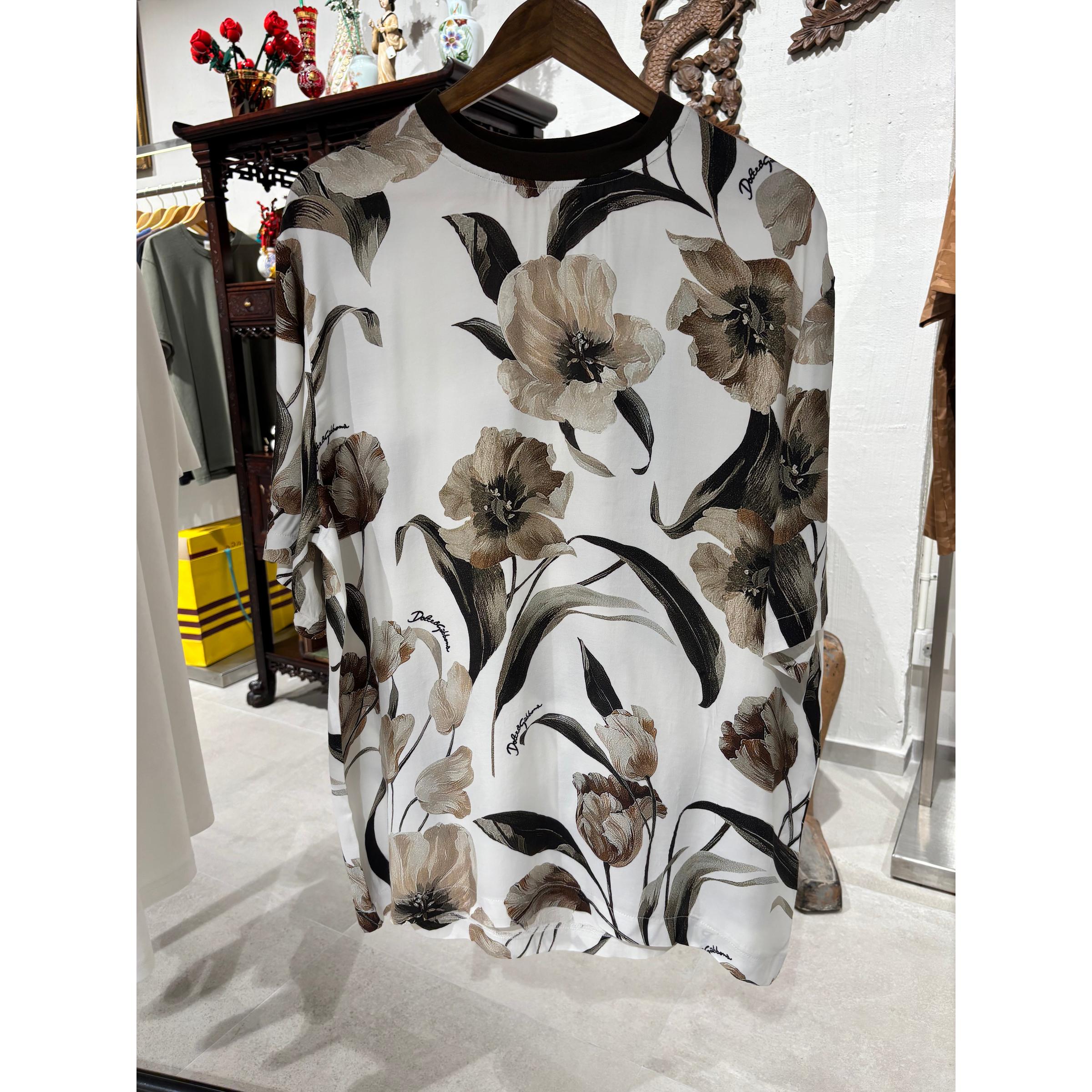 Premium Cotton Floral T-shirt