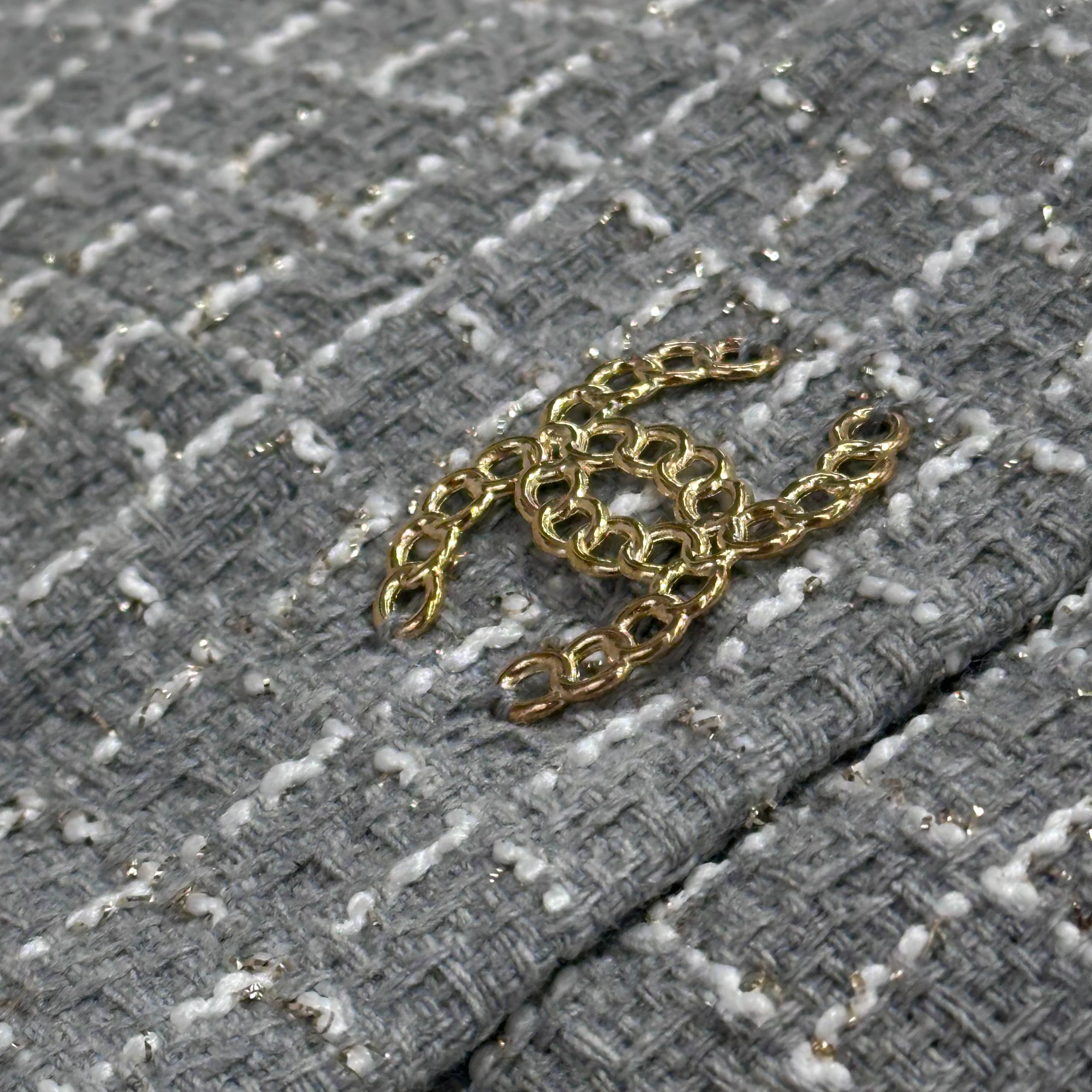 Grey Women Boucle Set