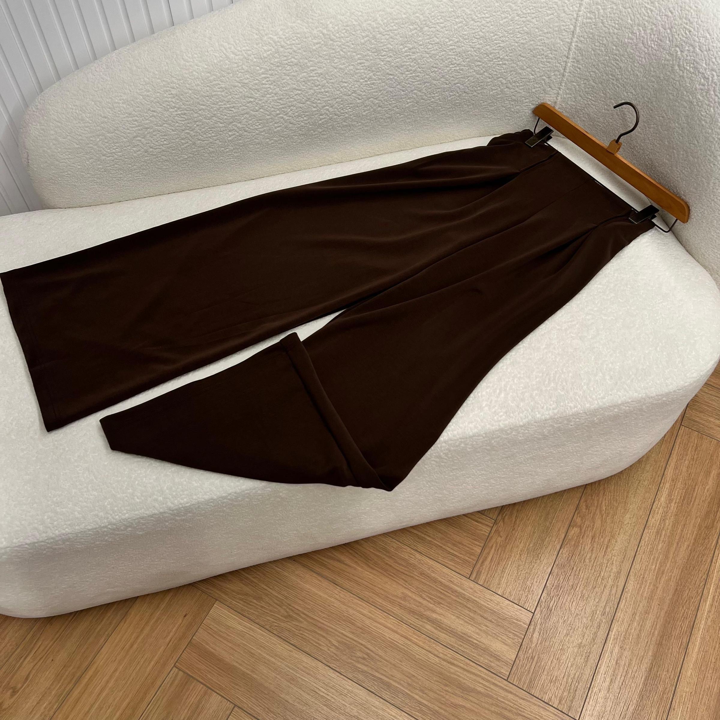 Chocolate Brown Women Cotton Set in 2 Pieces