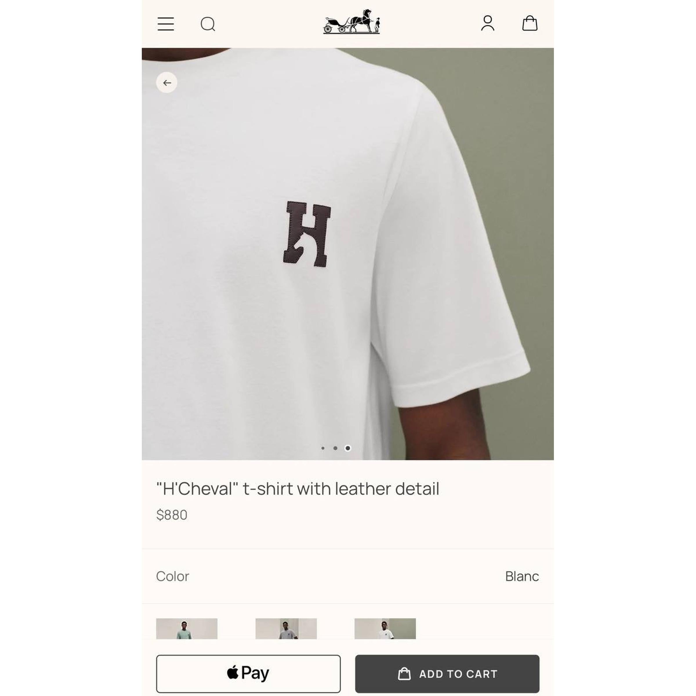 Oversized “H’Cheval” T-shirt