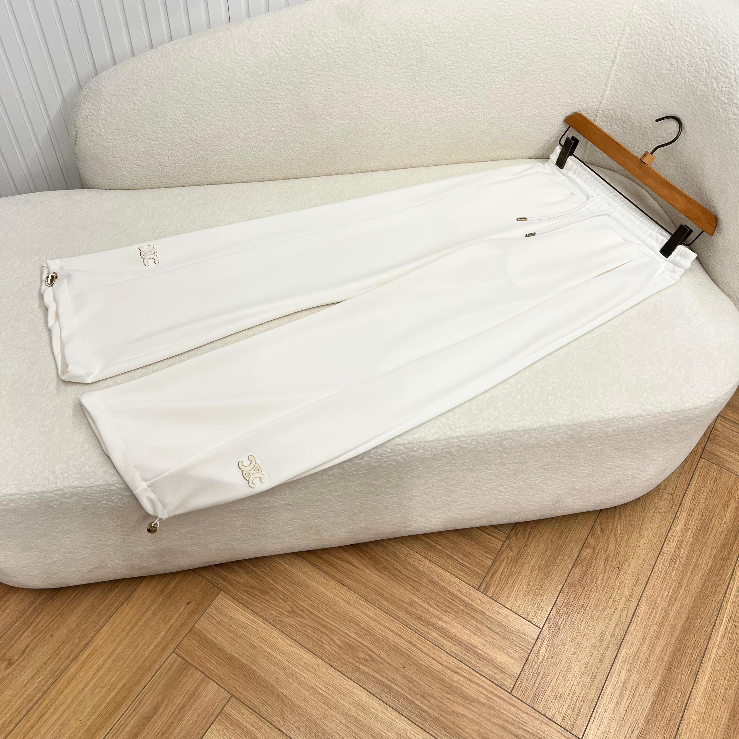 White Cotton Women Set in 2 Pieces