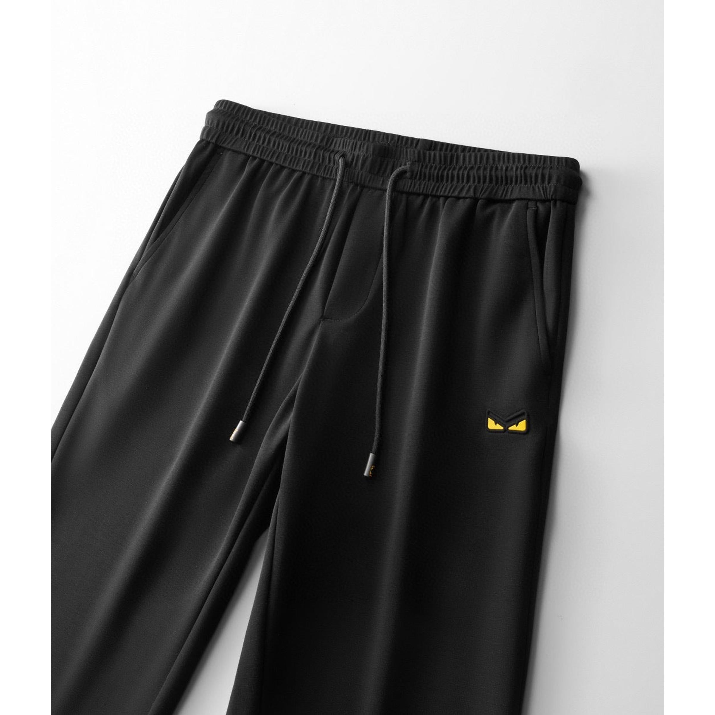 Black Cotton Pants