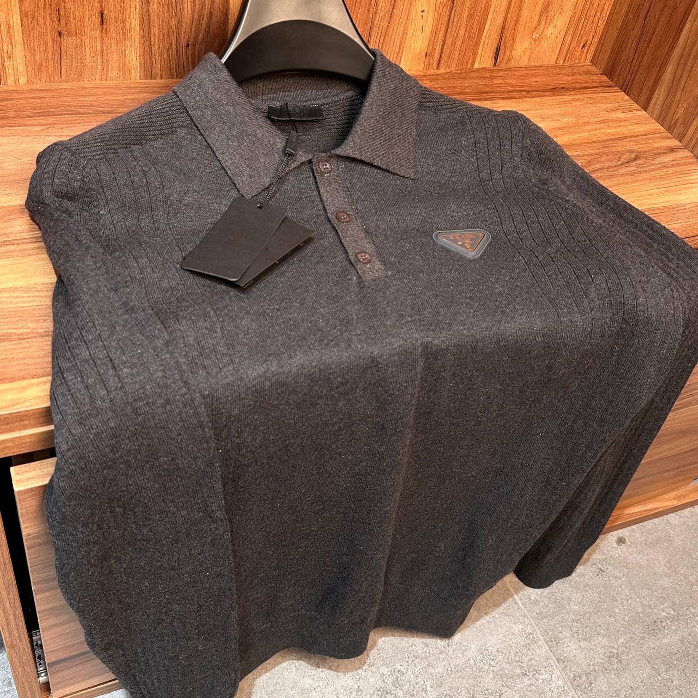 Dark Grey Knitted Sweater