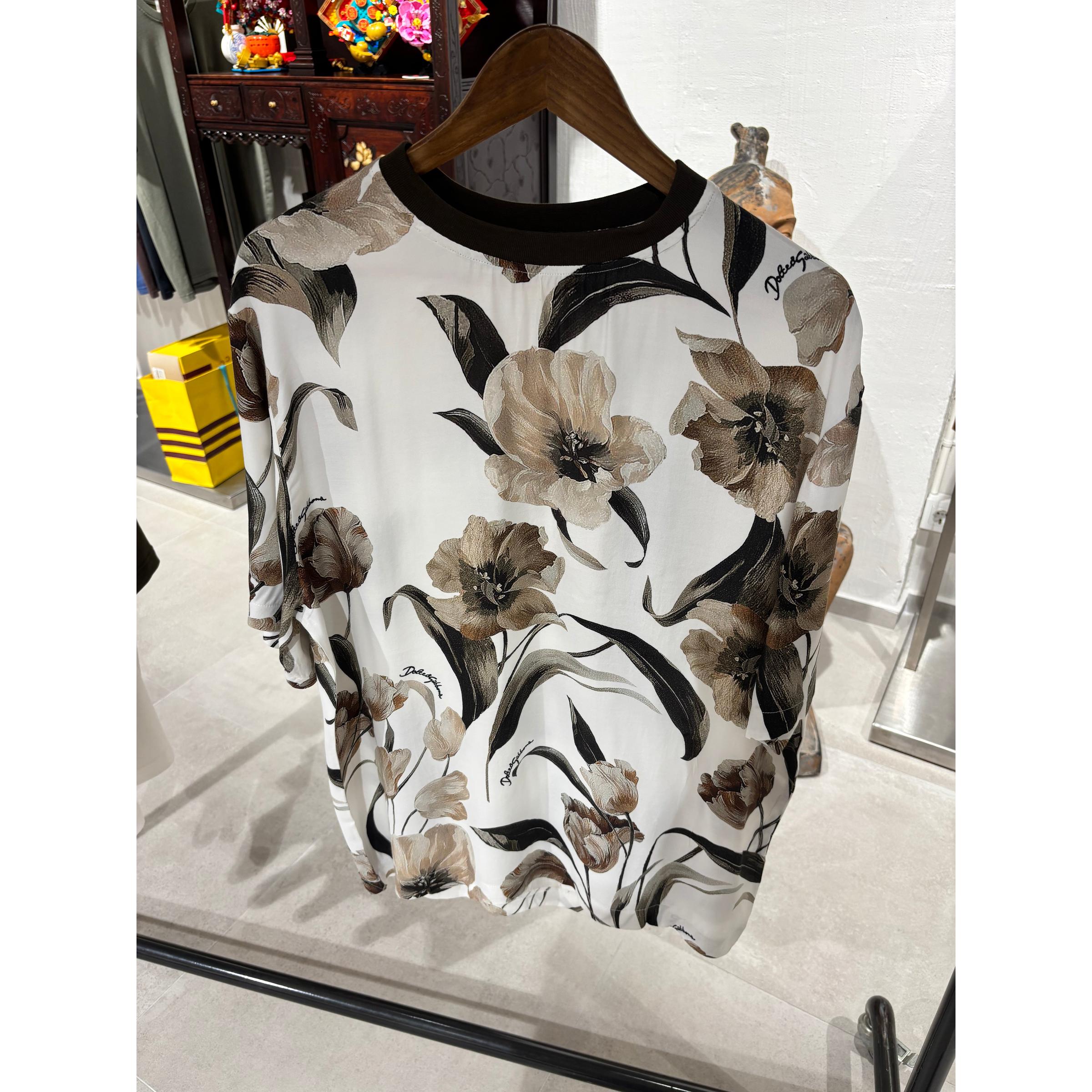 Premium Cotton Floral T-shirt