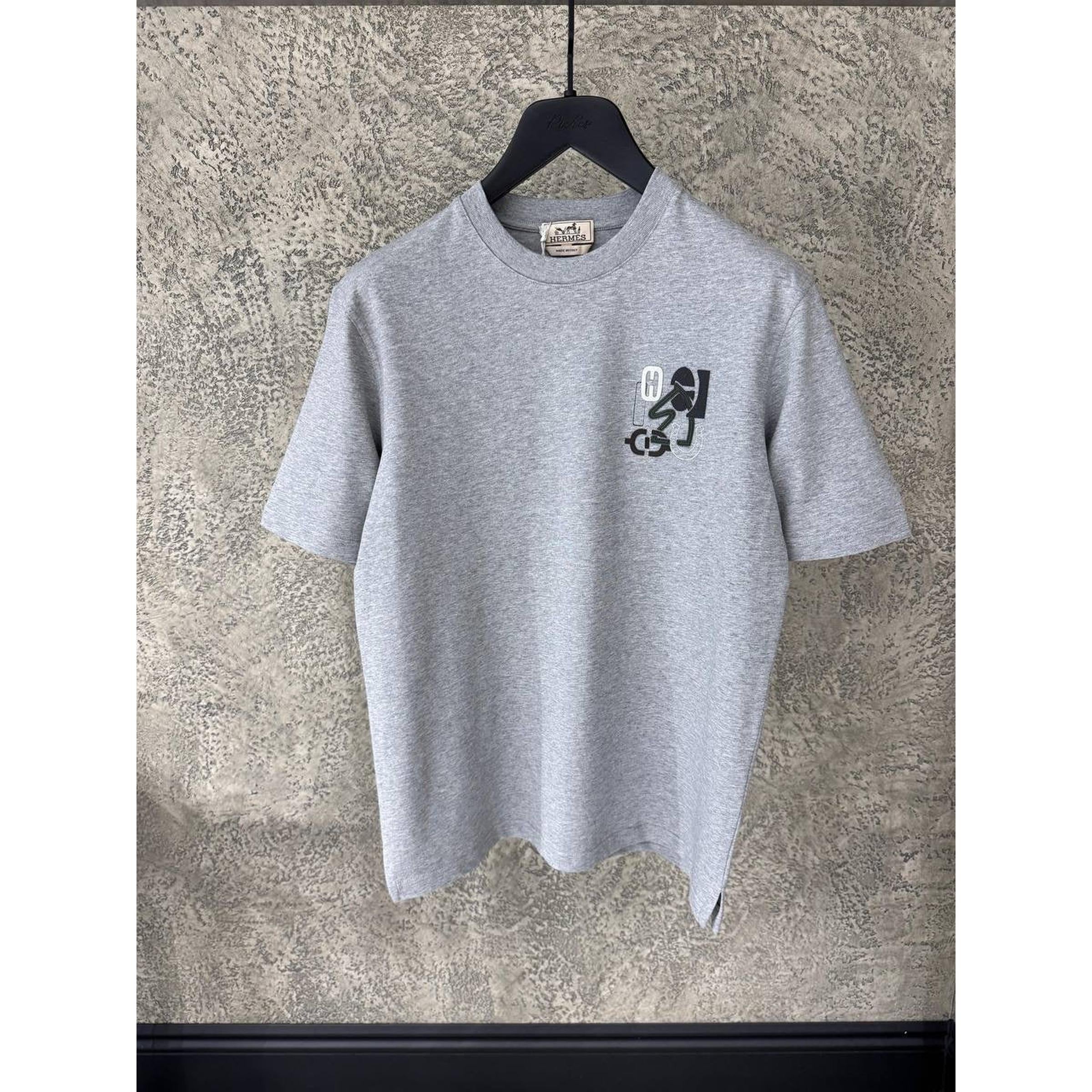 Siva majica predimenzioniranih kratkih rukava