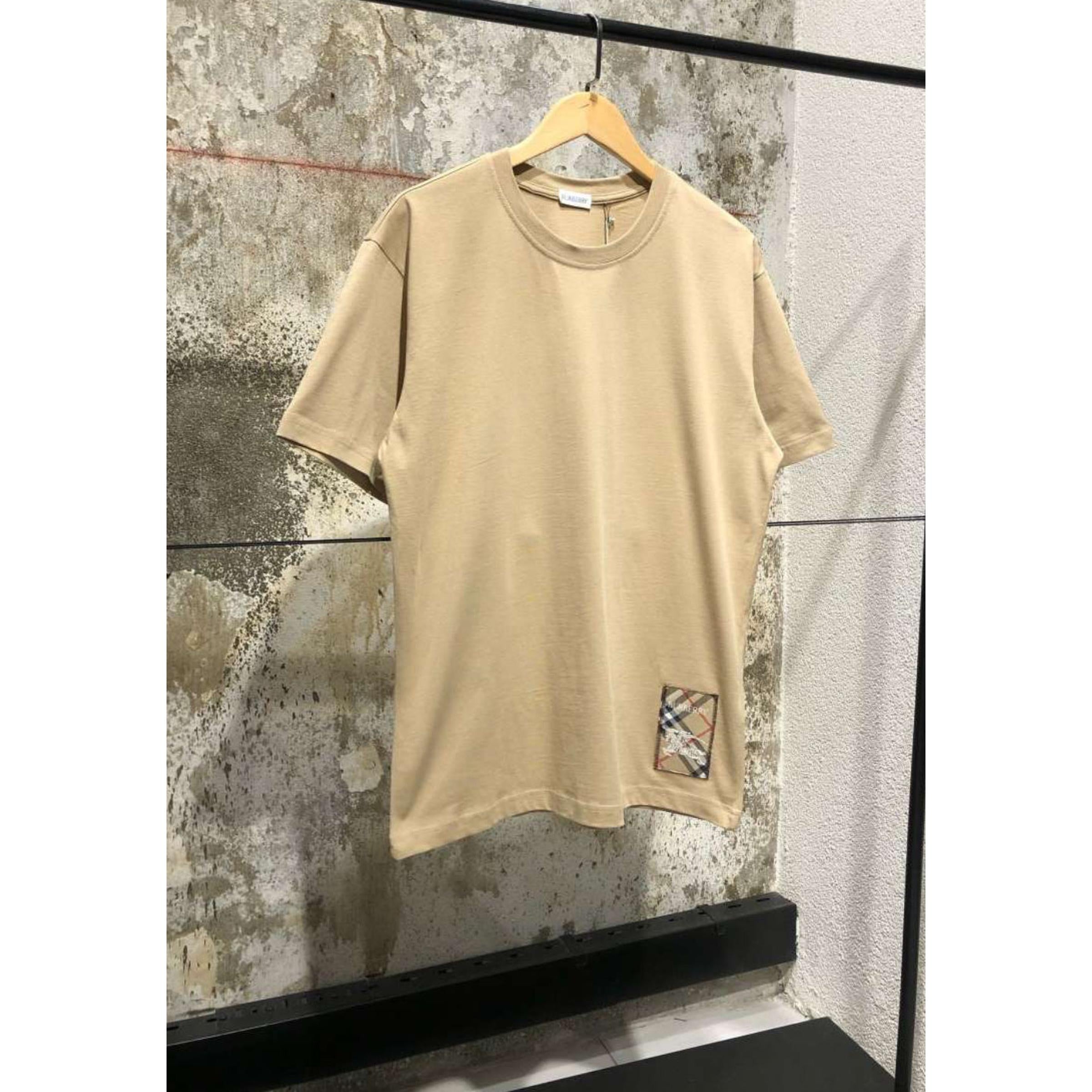 Beige Cotton T-shirt