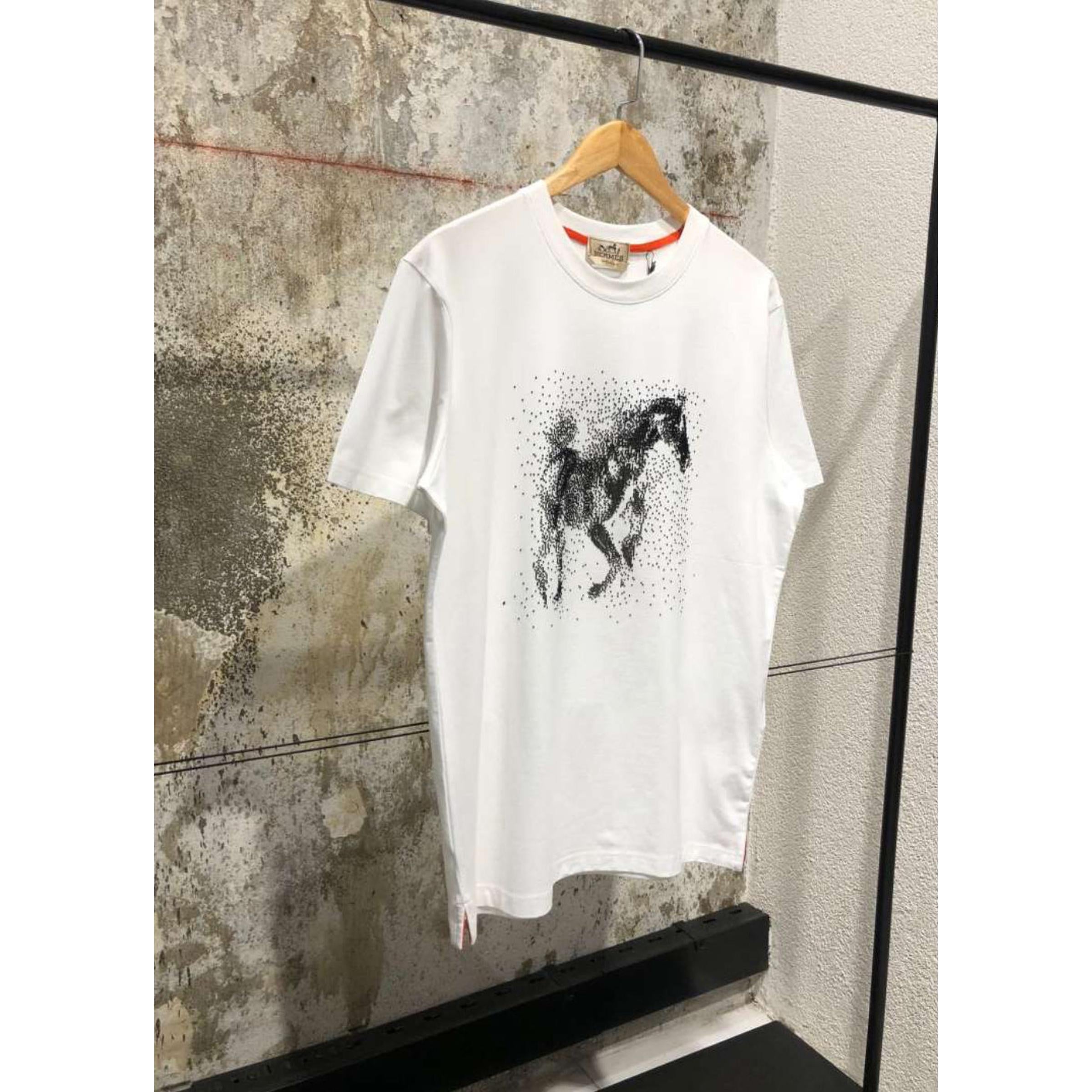 Bílé bavlněné oversized tričko