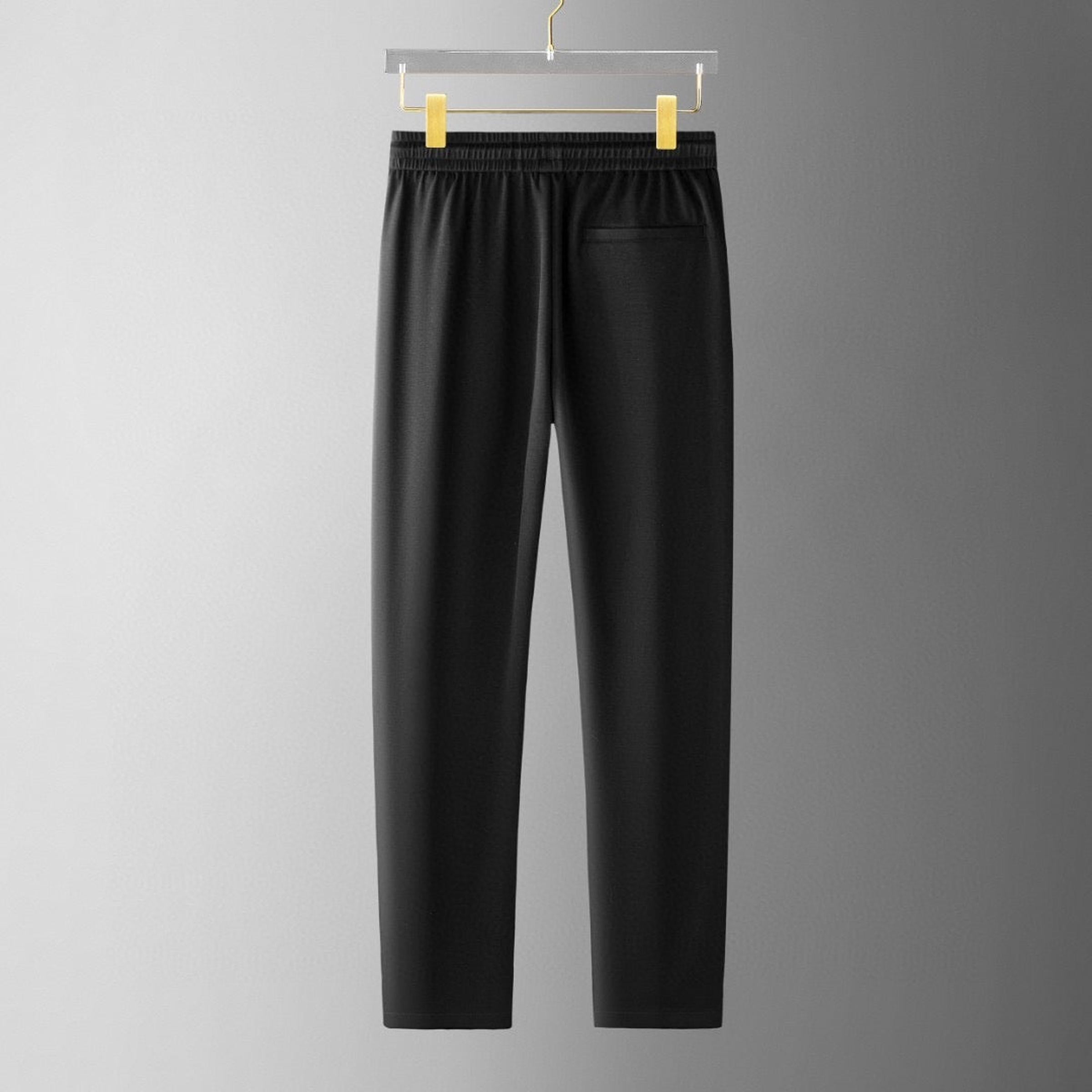 Black Cotton Pants
