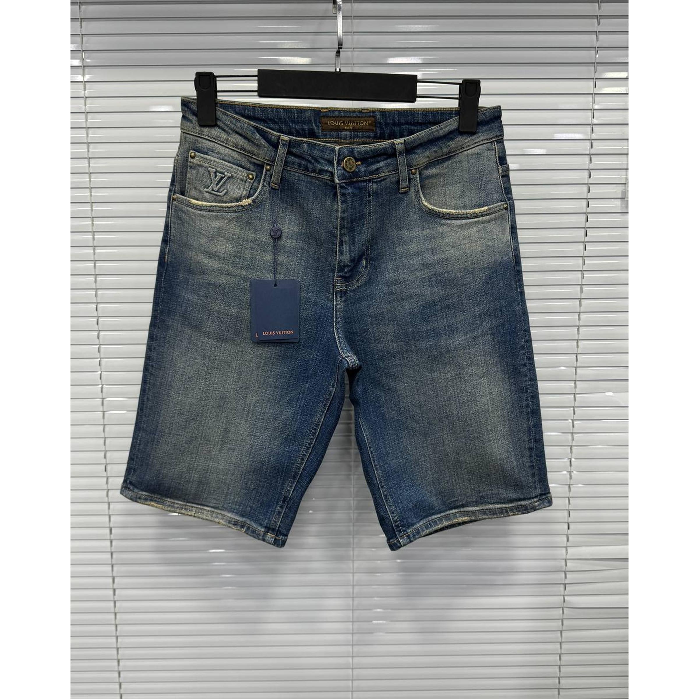 Modré džínové kraťasy