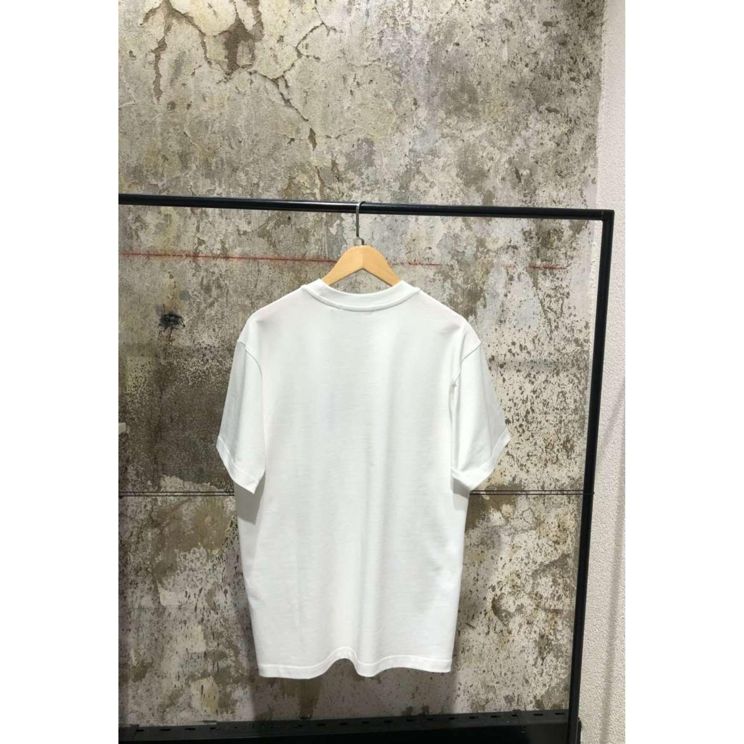 Bijela pamučna prevelika majica