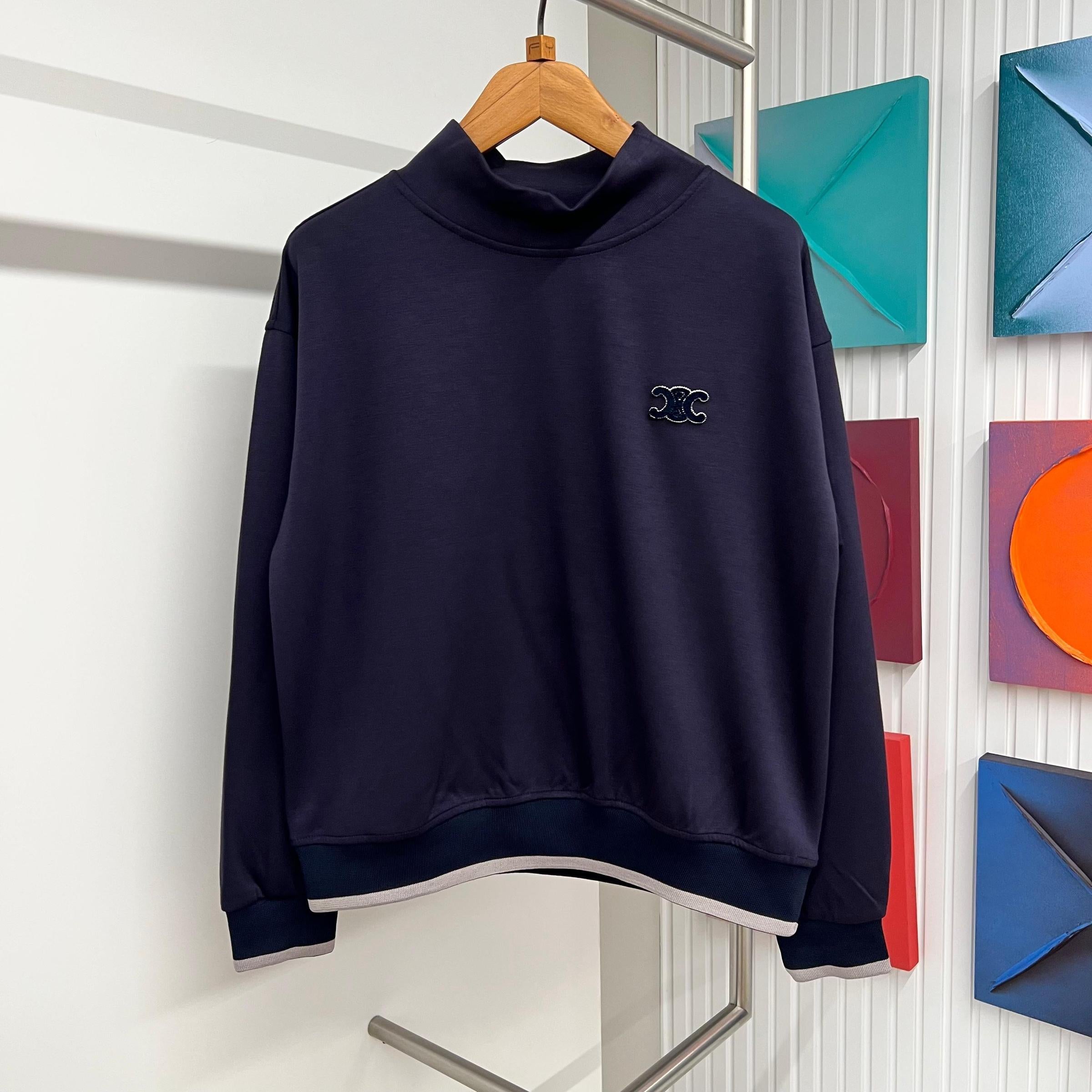 Dark Blue Women Cotton Set in 2 Pieces (Vest not included)