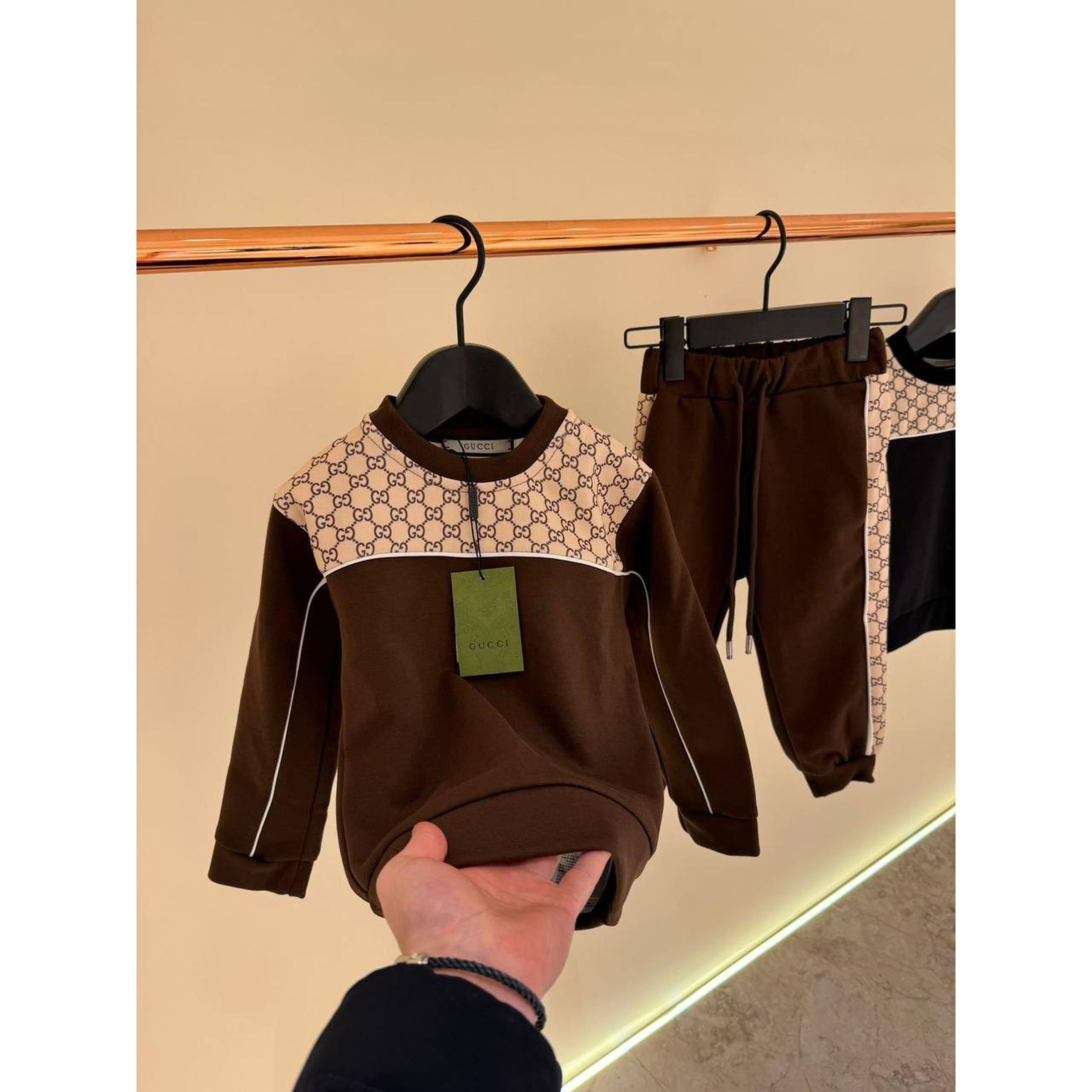 Brown Kids Cotton Set