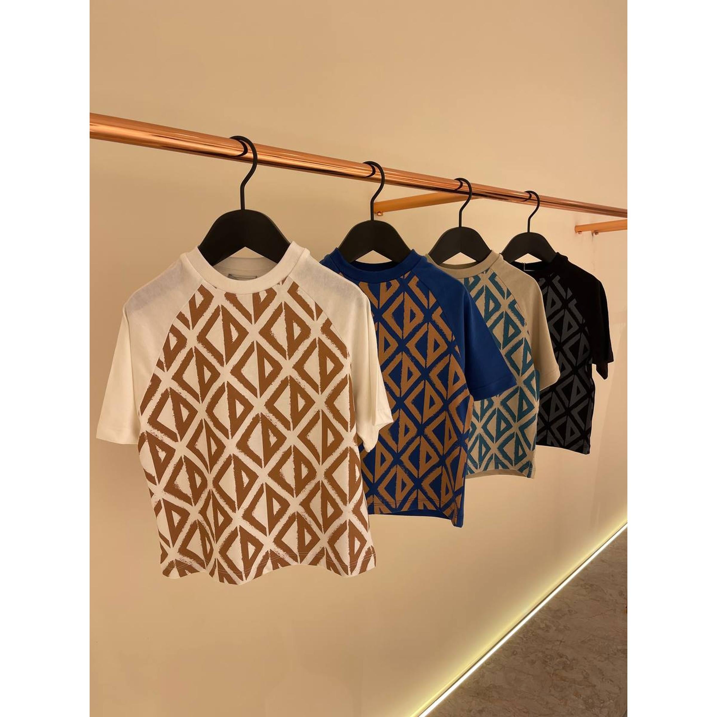 White Monogram Kids T-Shirt