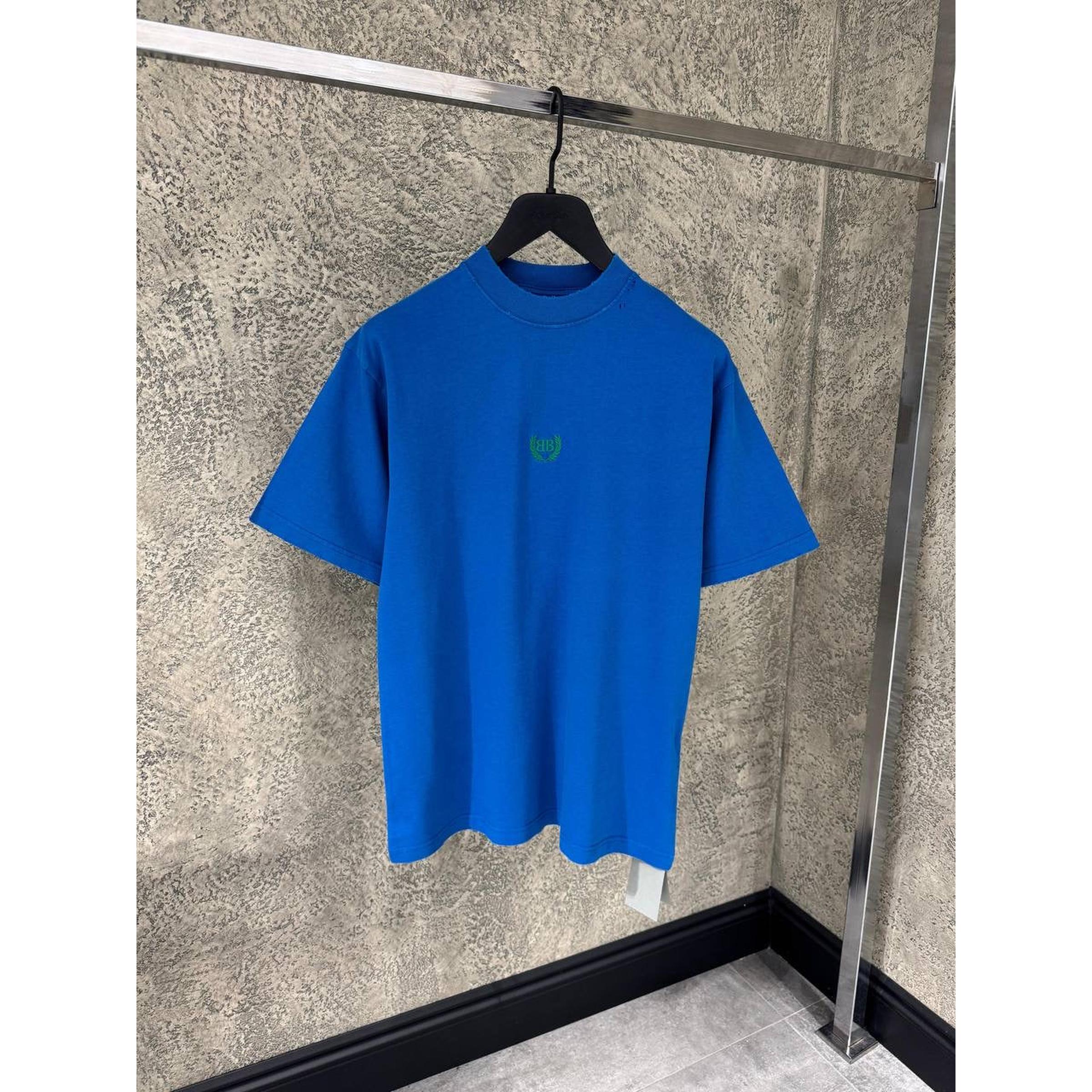 Modré nadměrné tričko