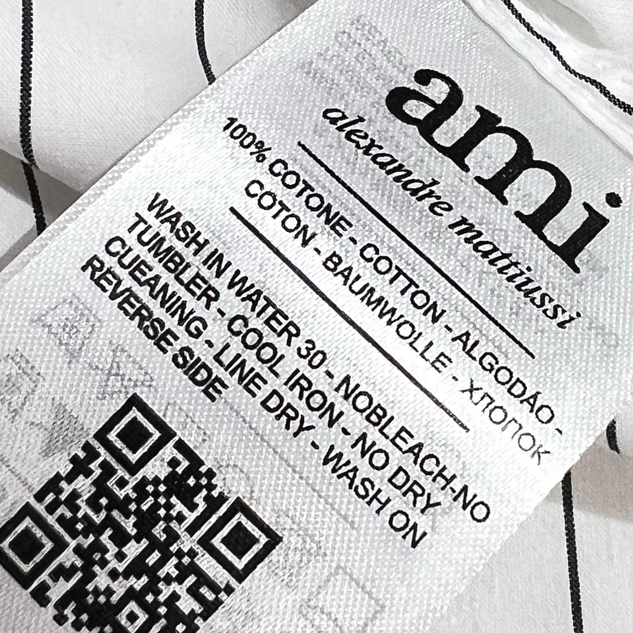 Bijela ženska pamučna košulja s izvezenim logotipom